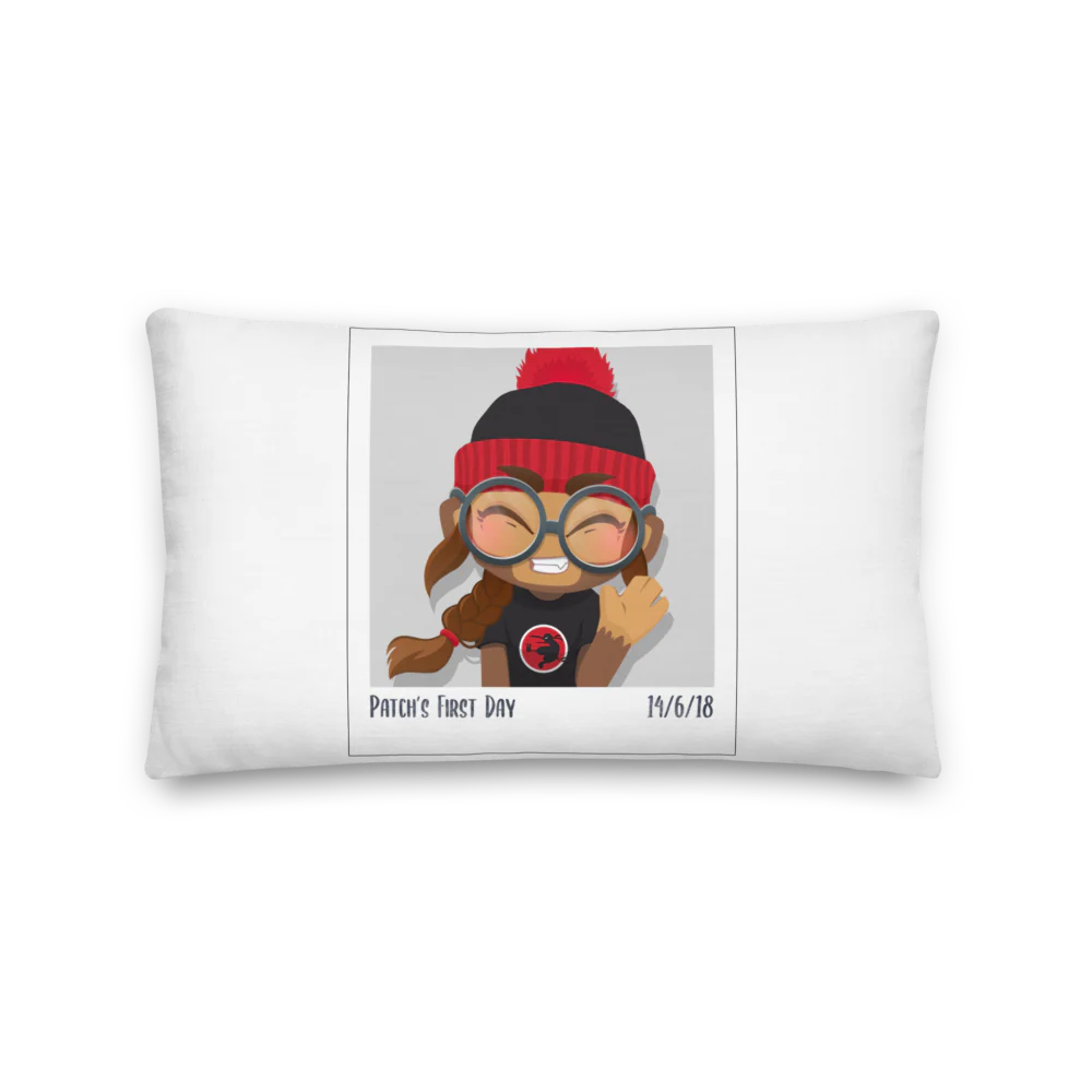 Patch's First Day Premium Pillow - Image 3