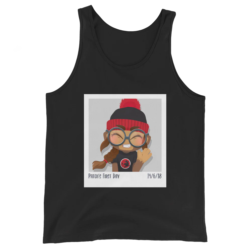 Patch's First Day Tank Top (Unisex) - Image 3