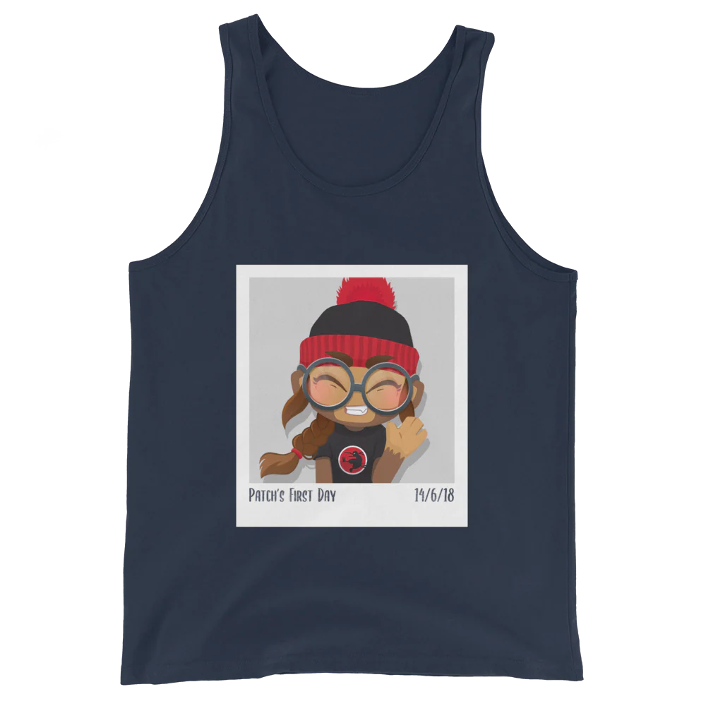 Patch's First Day Tank Top (Unisex) - Image 4
