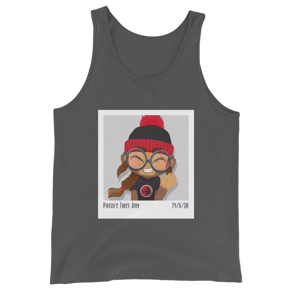 Patch's First Day Tank Top (Unisex) - Image 6
