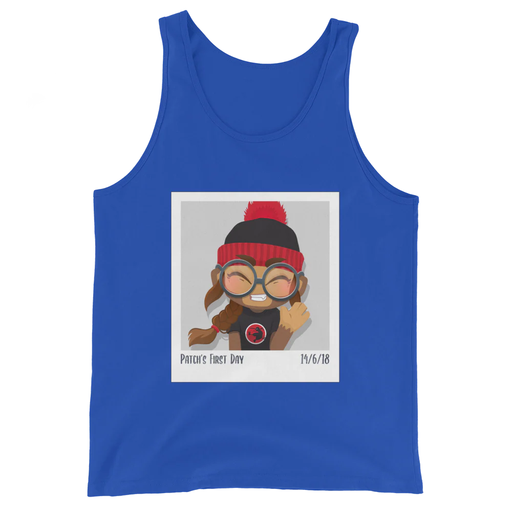 Patch's First Day Tank Top (Unisex) - Image 7