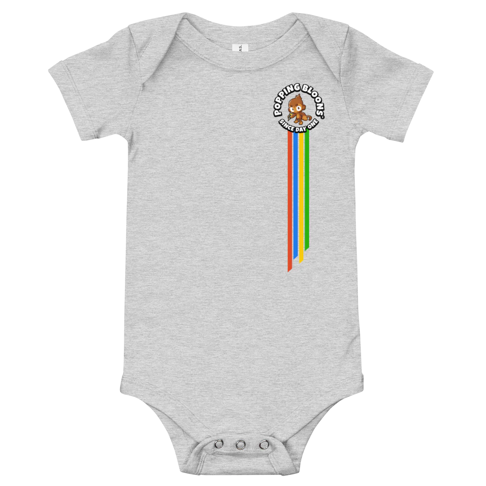 Popping Bloons Since Day One Baby Bodysuit