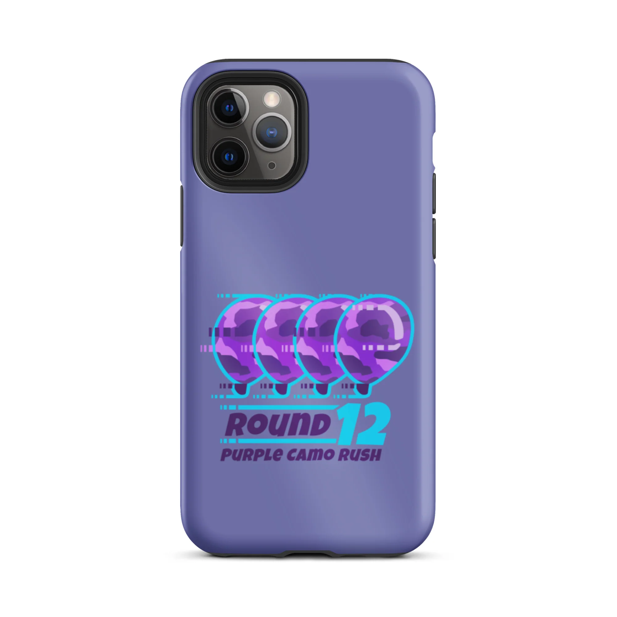 Purple Camo Rush iPhone Case (Tough) - Image 12