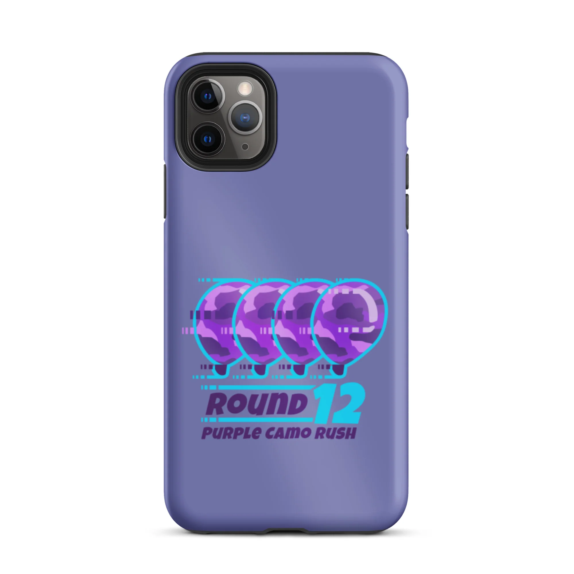 Purple Camo Rush iPhone Case (Tough) - Image 13