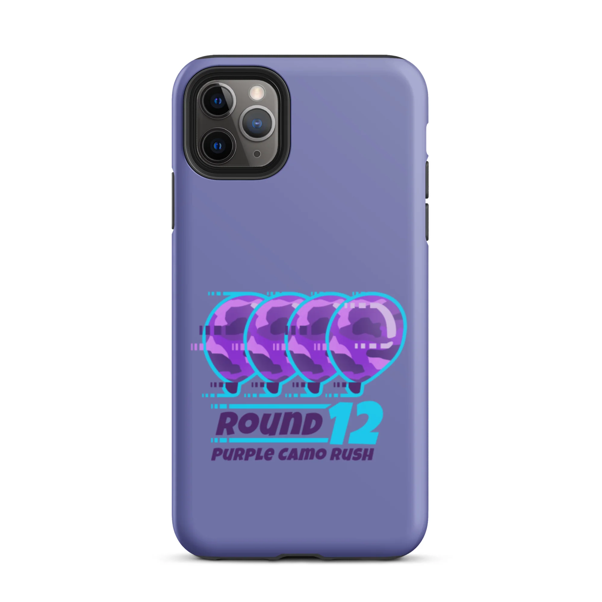 Purple Camo Rush iPhone Case (Tough) - Image 14