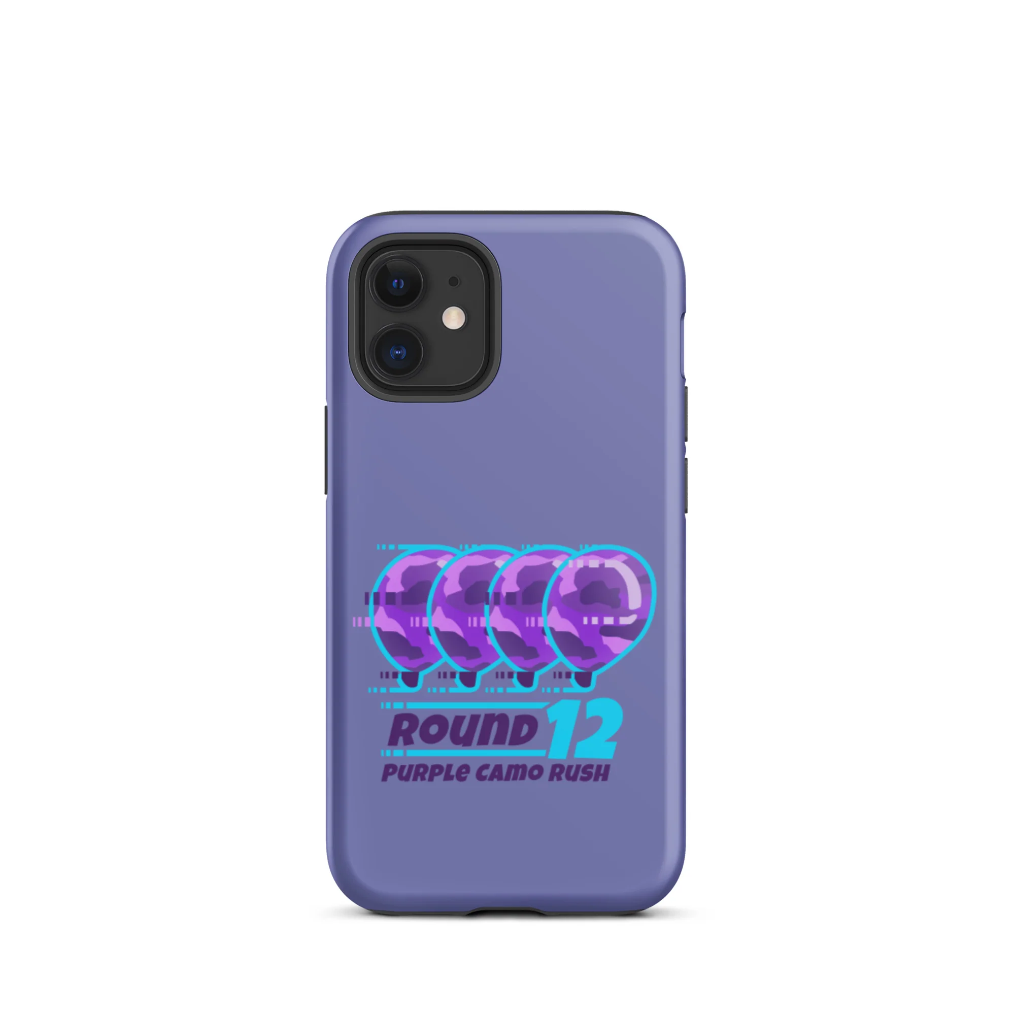 Purple Camo Rush iPhone Case (Tough) - Image 15