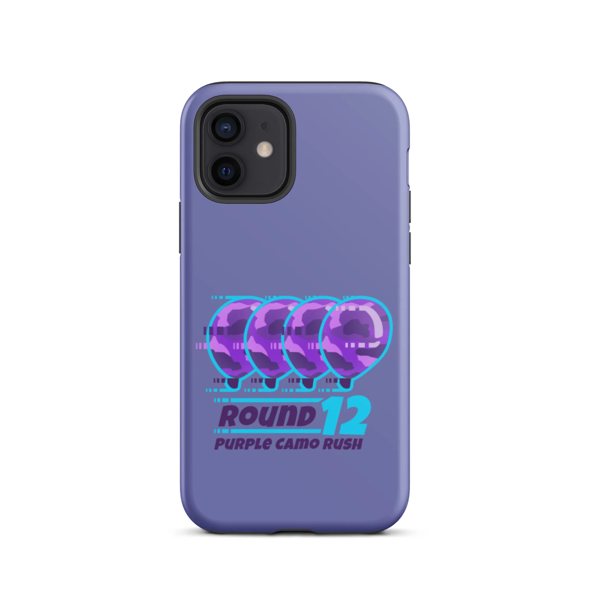 Purple Camo Rush iPhone Case (Tough) - Image 17