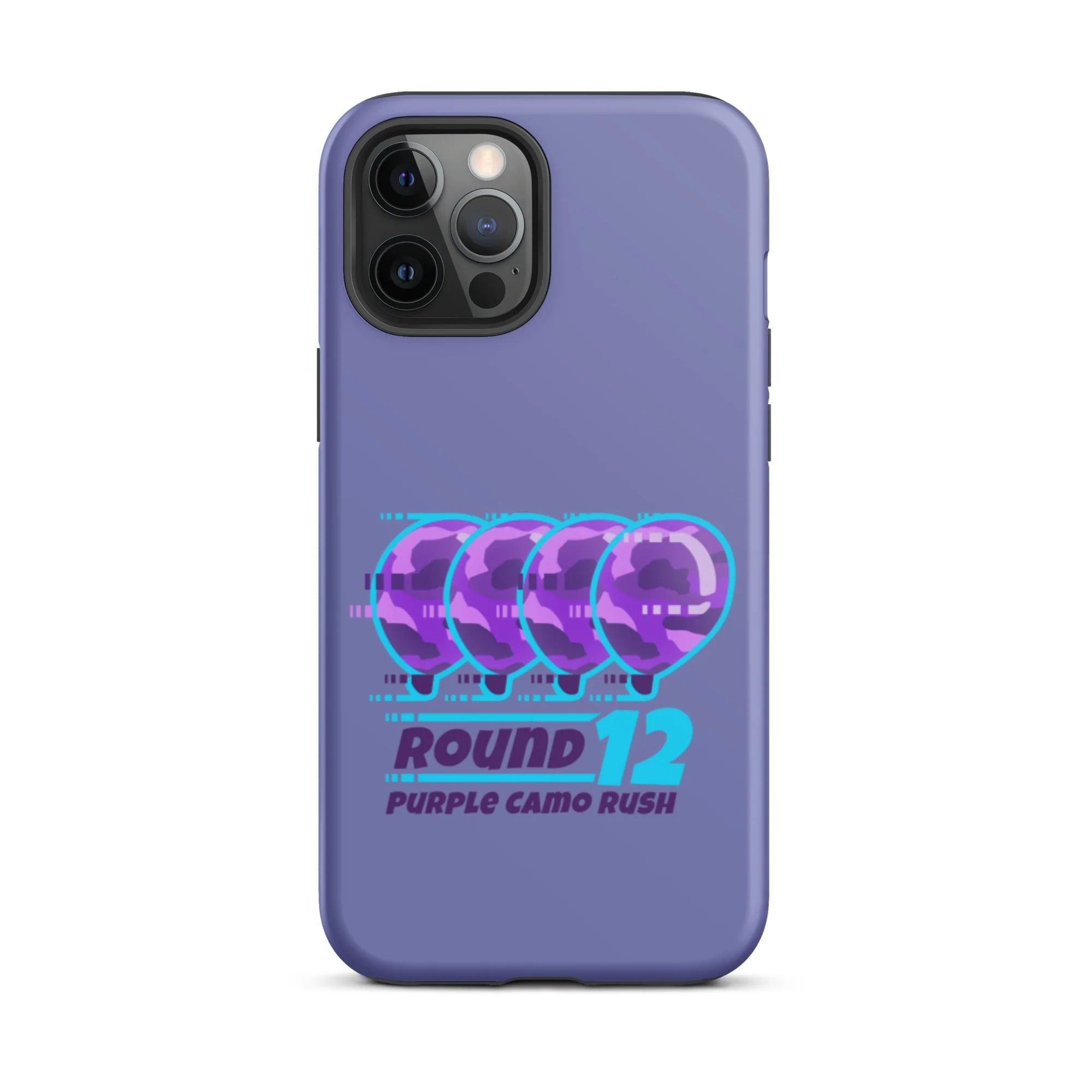 Purple Camo Rush iPhone Case (Tough) - Image 21
