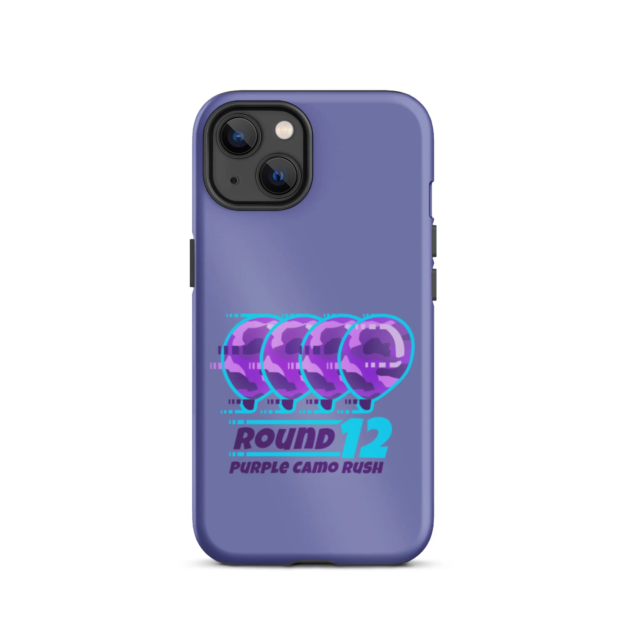 Purple Camo Rush iPhone Case (Tough) - Image 26