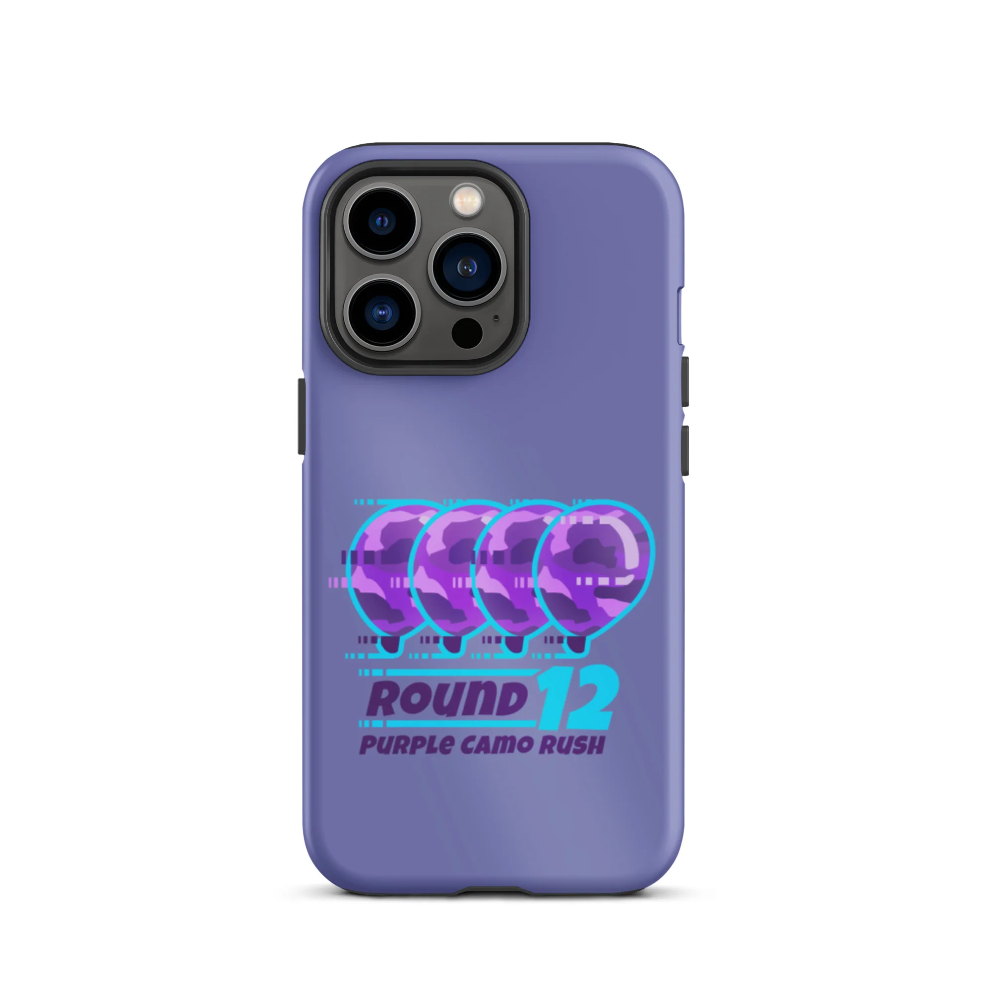 Purple Camo Rush iPhone Case (Tough) - Image 27