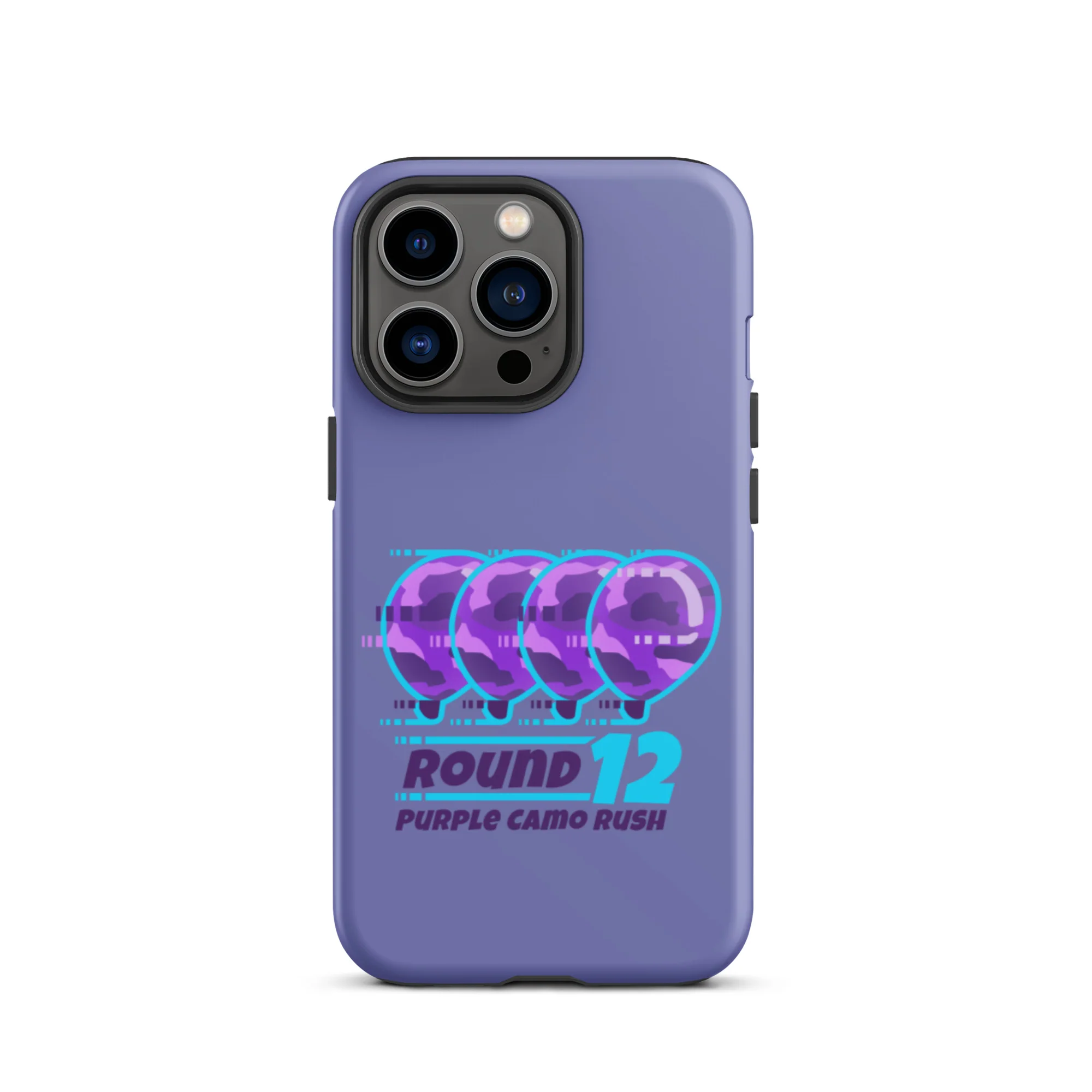 Purple Camo Rush iPhone Case (Tough) - Image 28