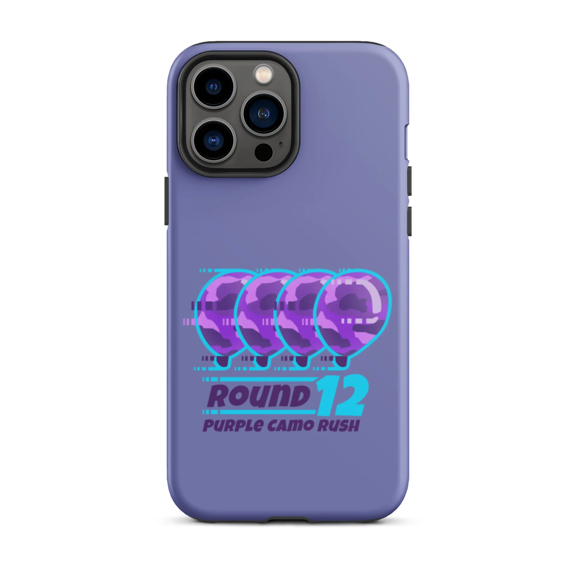 Purple Camo Rush iPhone Case (Tough) - Image 29