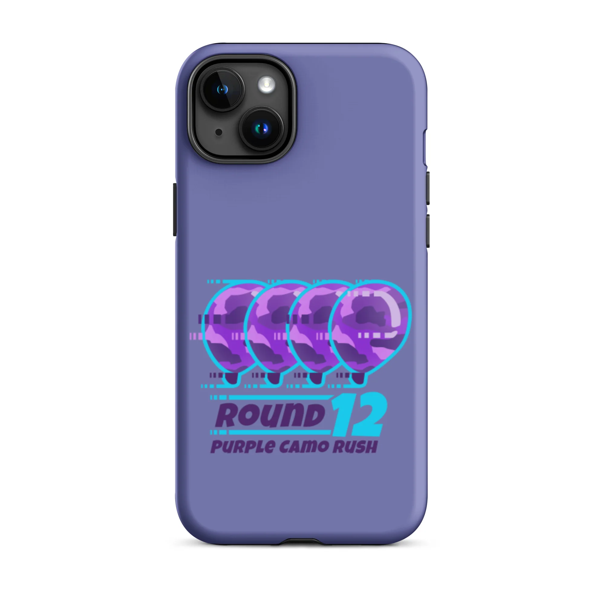 Purple Camo Rush iPhone Case (Tough) - Image 35