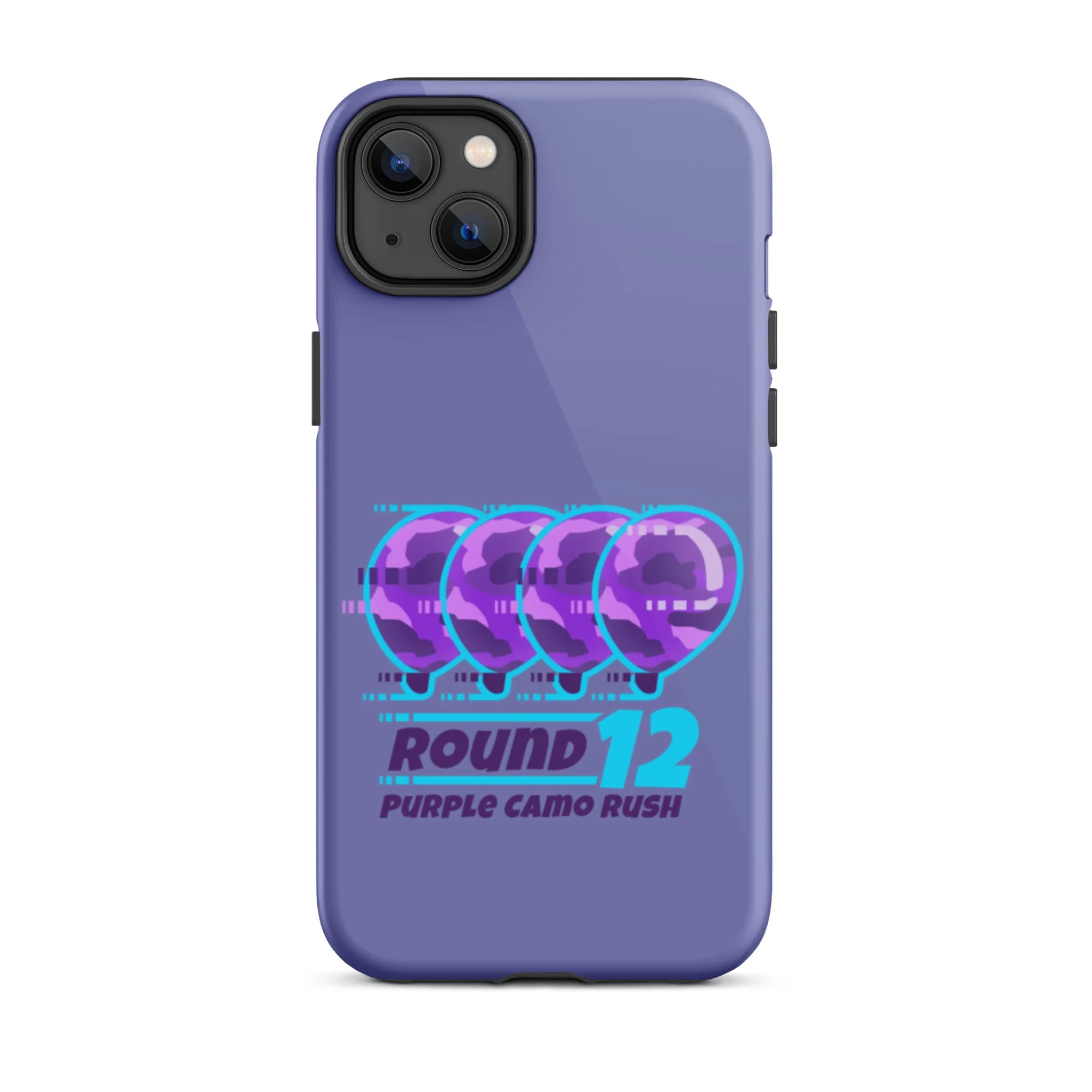 Purple Camo Rush iPhone Case (Tough) - Image 5