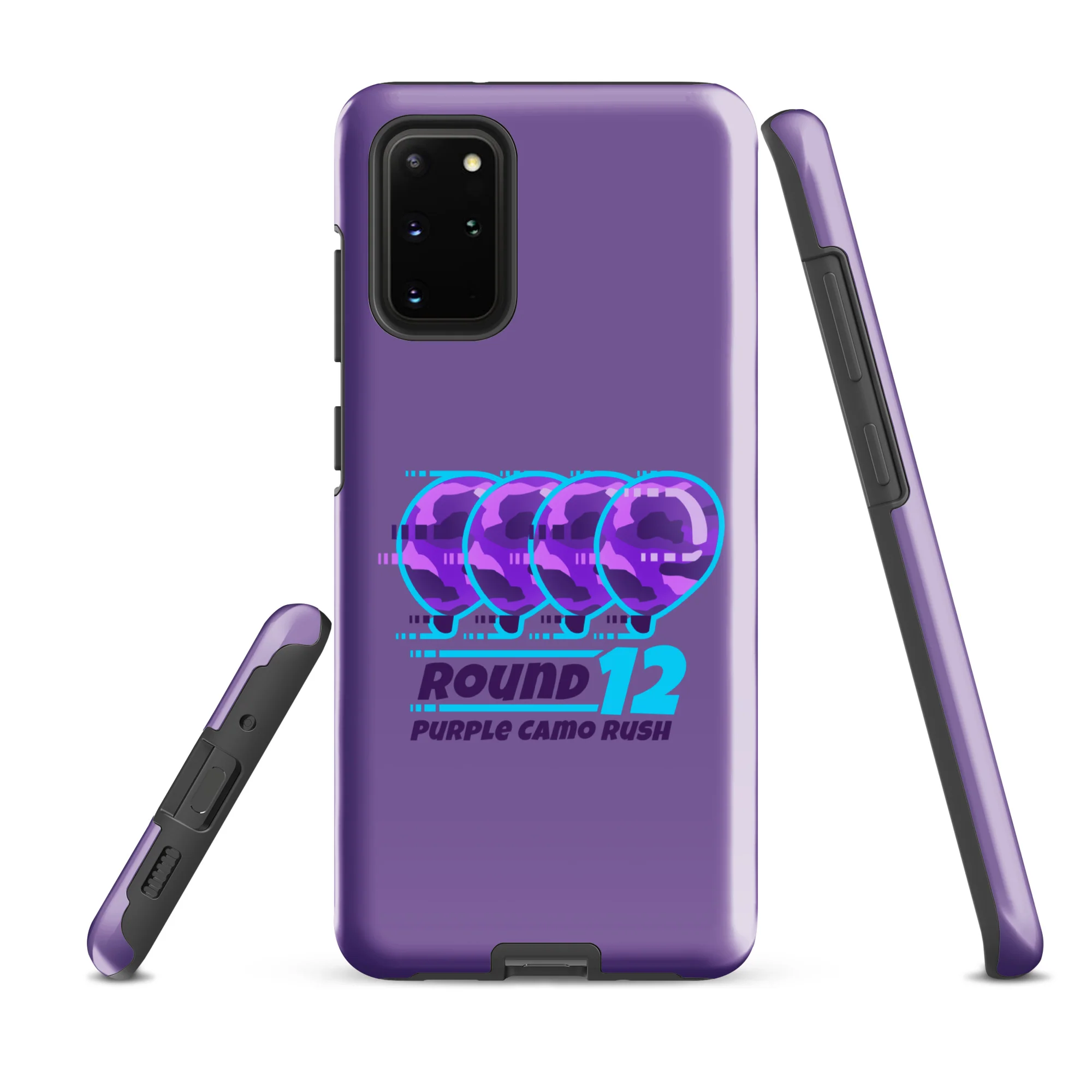 Purple Camo Rush Samsung® Case (Tough) - Image 12