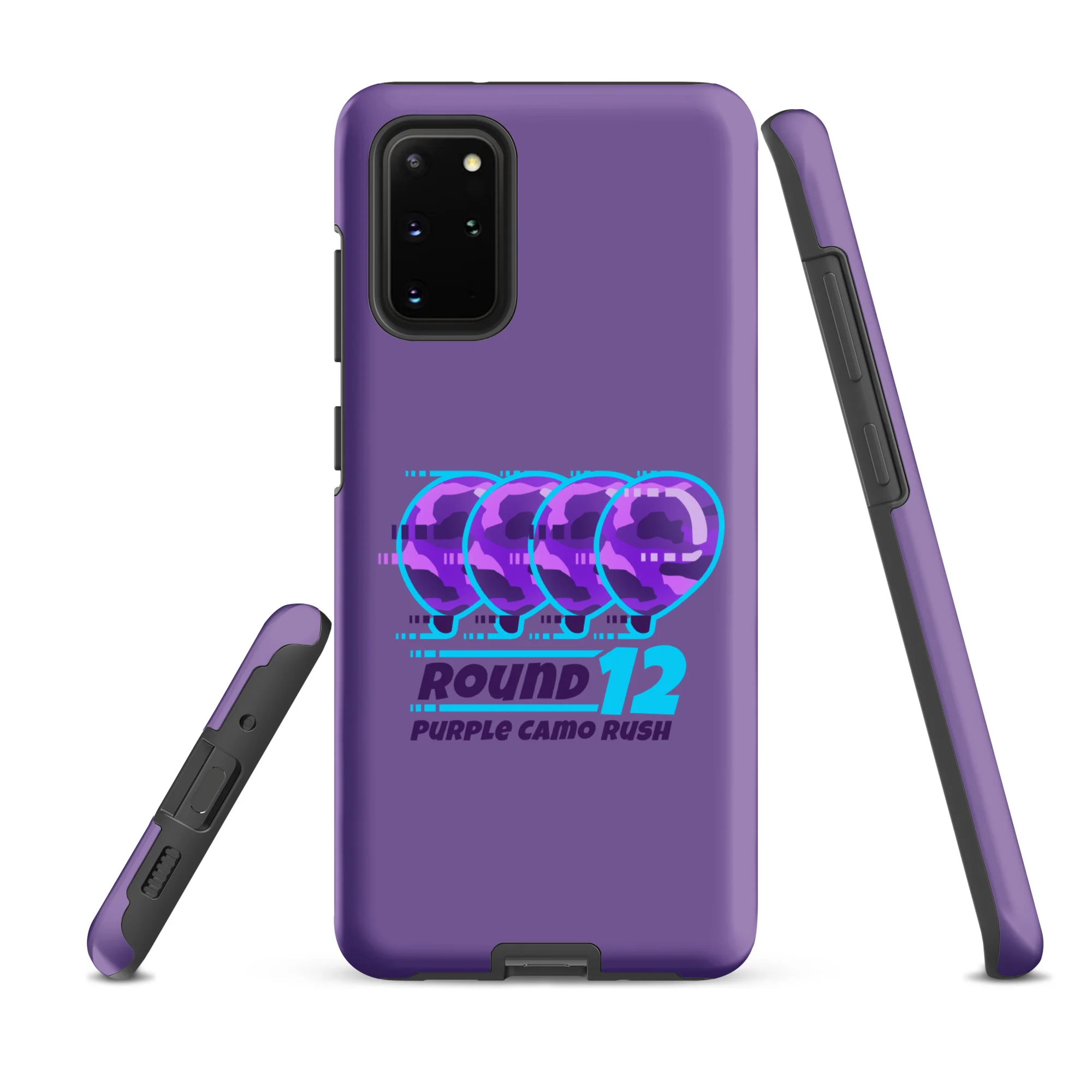Purple Camo Rush Samsung® Case (Tough) - Image 13
