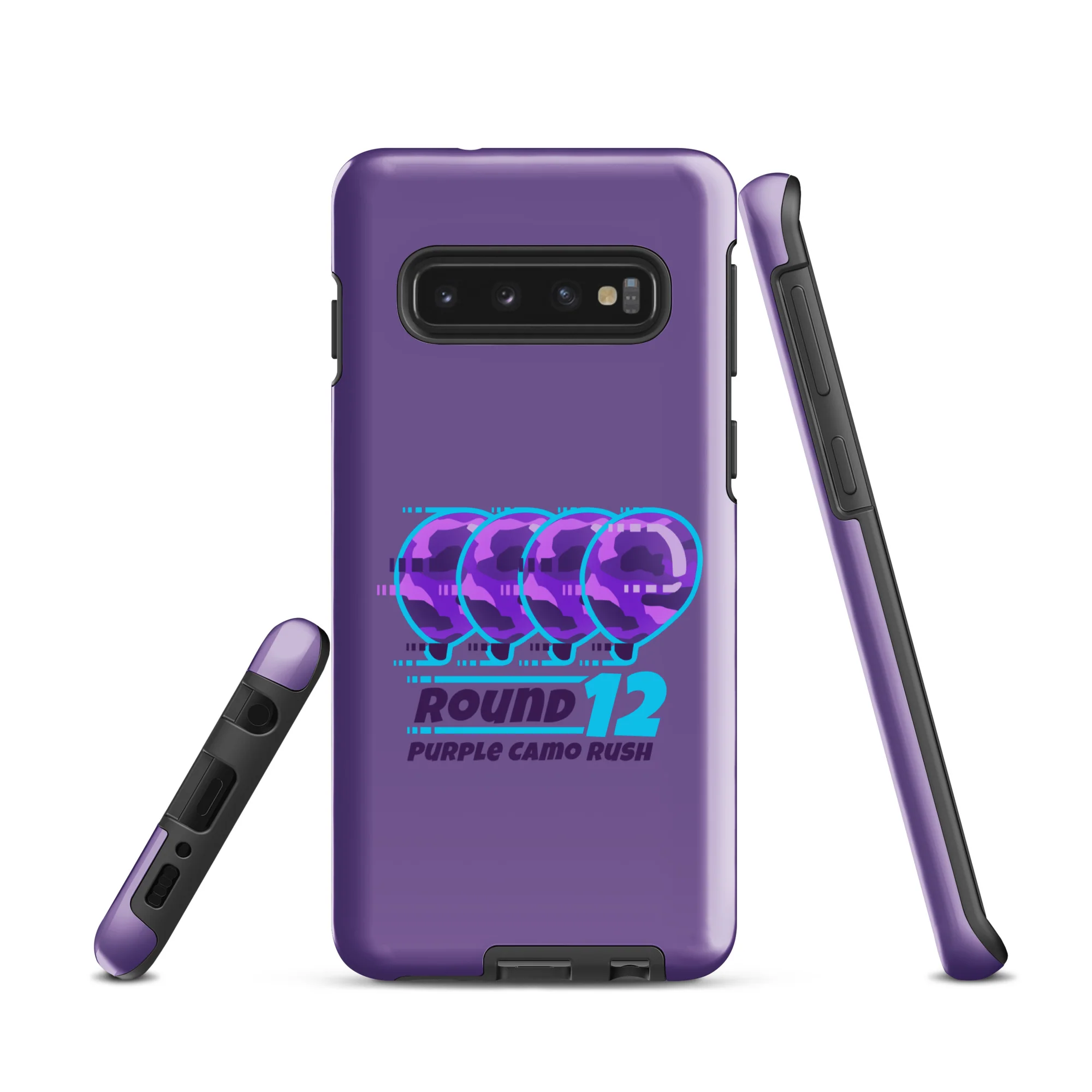 Purple Camo Rush Samsung® Case (Tough) - Image 2