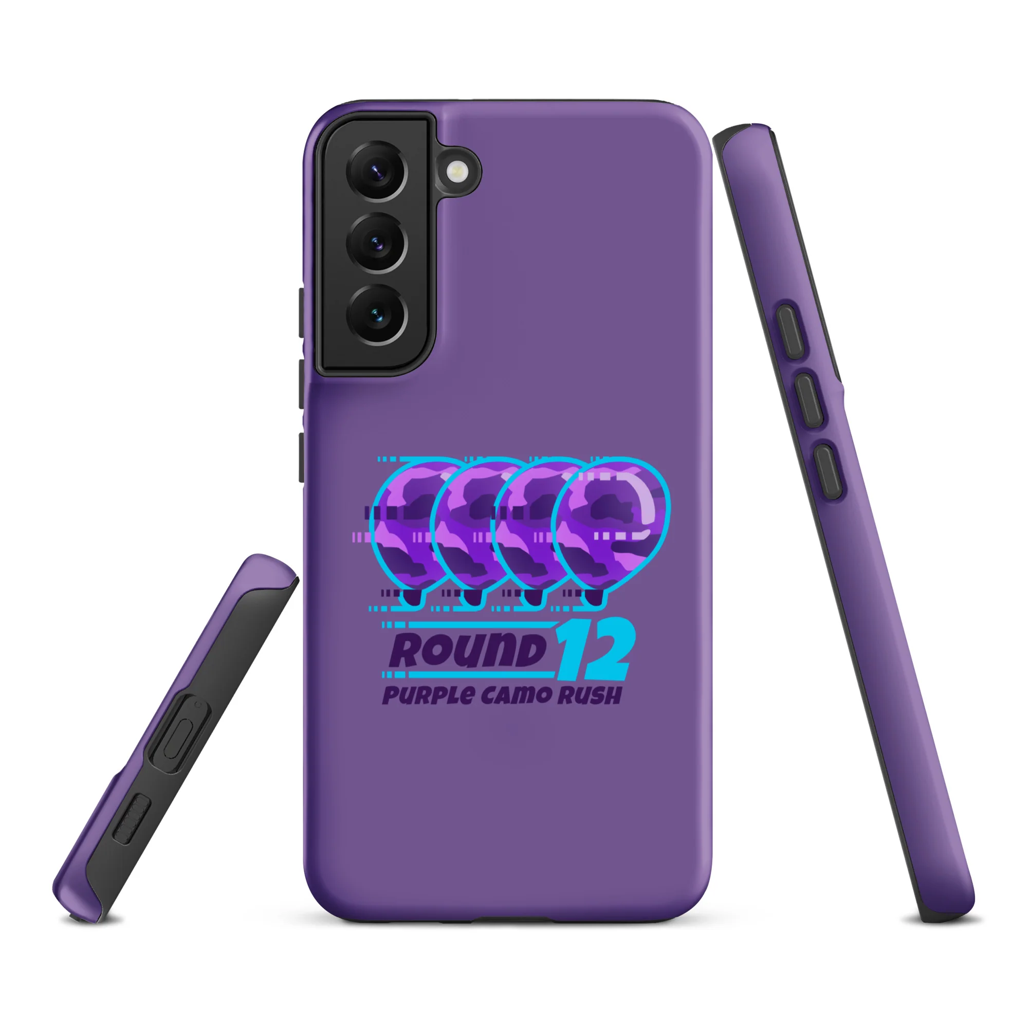 Purple Camo Rush Samsung® Case (Tough) - Image 27