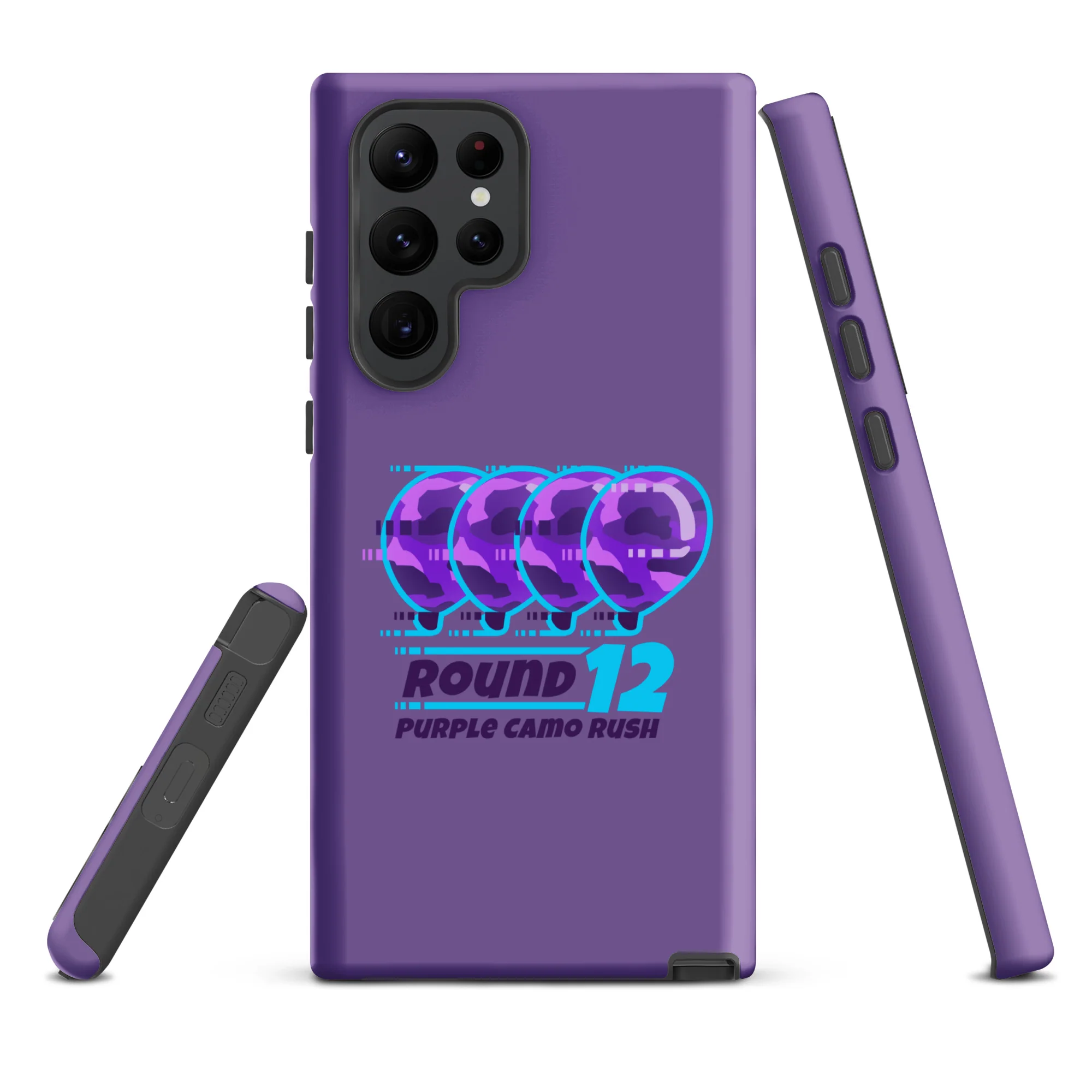 Purple Camo Rush Samsung® Case (Tough) - Image 29