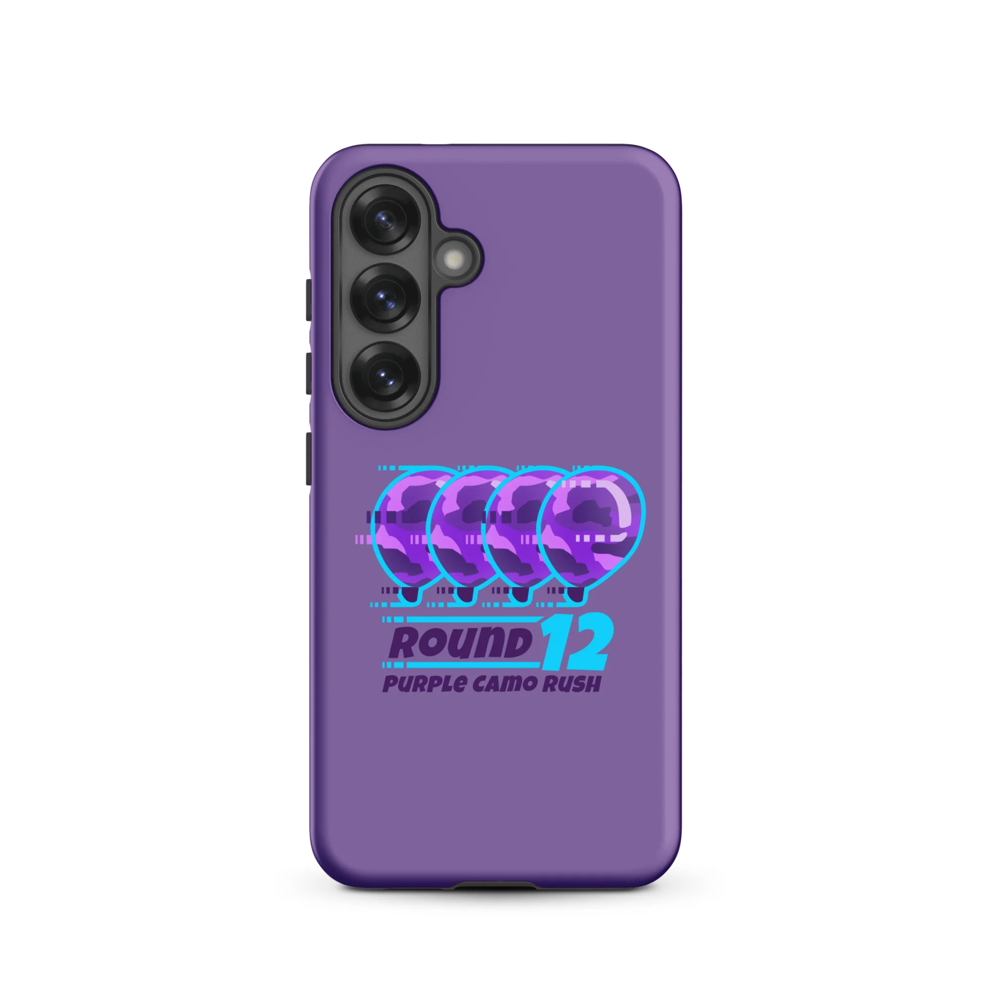 Purple Camo Rush Samsung® Case (Tough) - Image 43