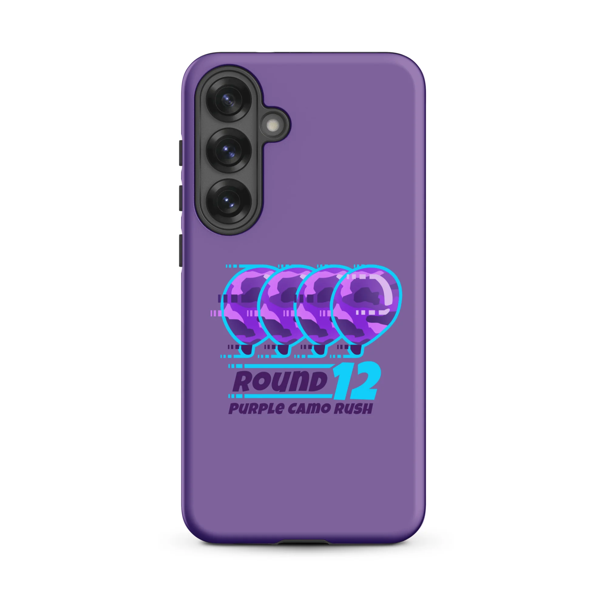 Purple Camo Rush Samsung® Case (Tough) - Image 45