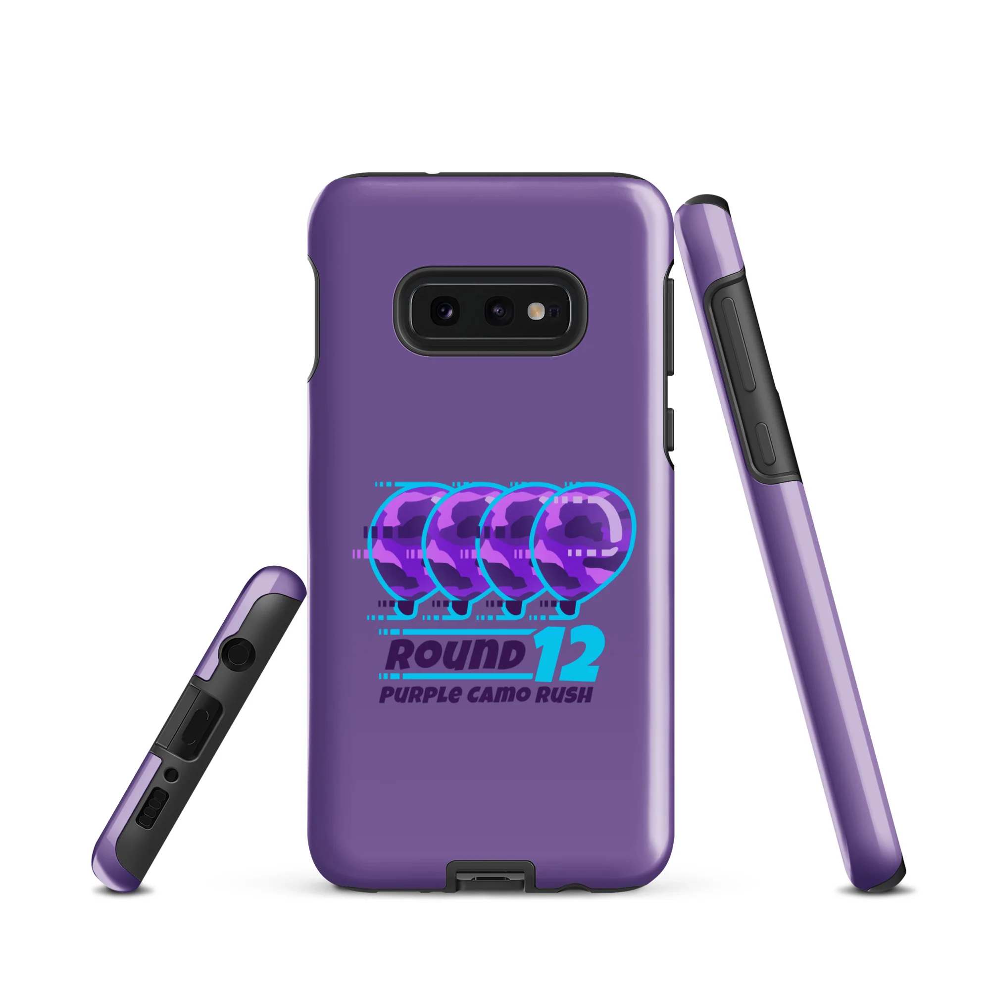 Purple Camo Rush Samsung® Case (Tough) - Image 6