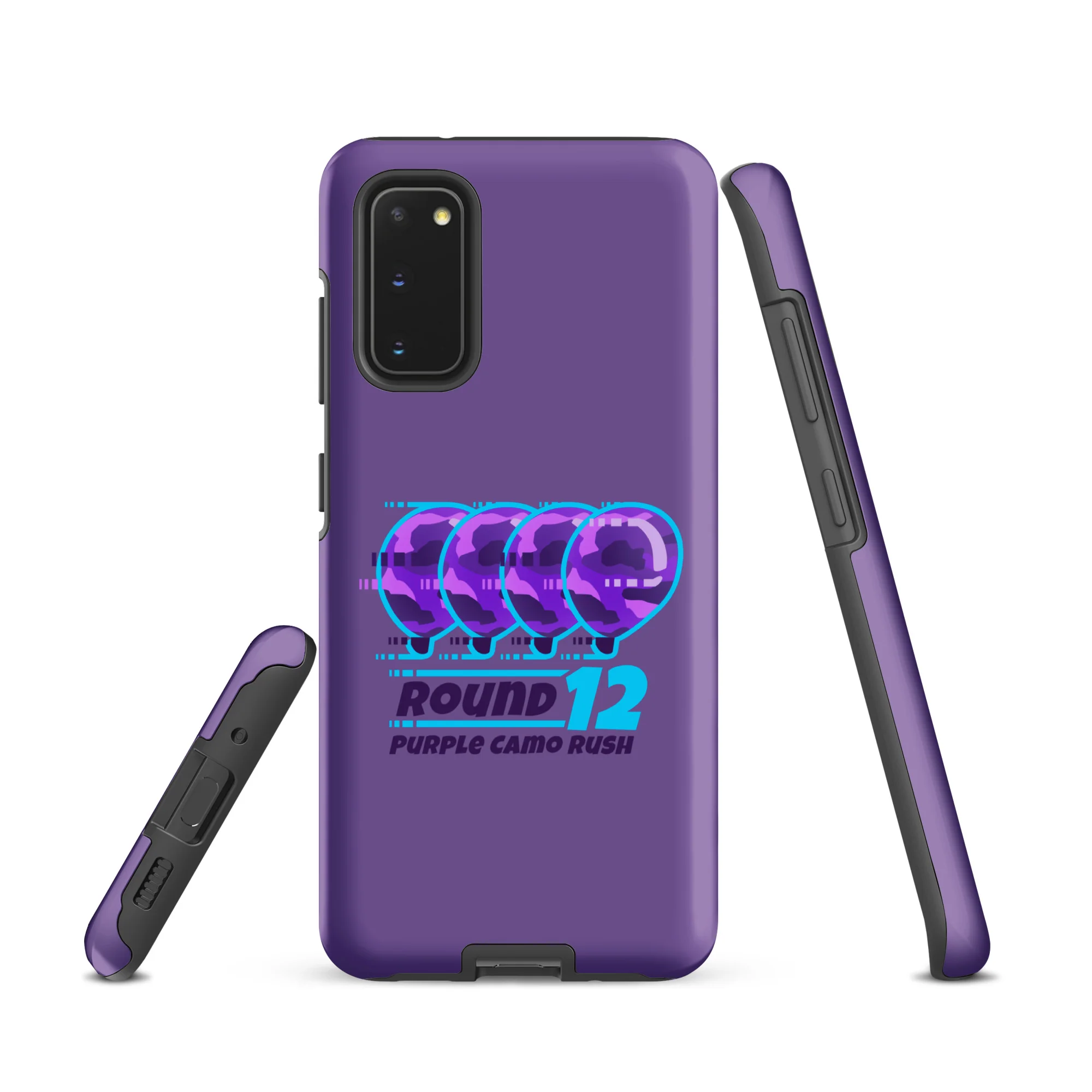 Purple Camo Rush Samsung® Case (Tough) - Image 9