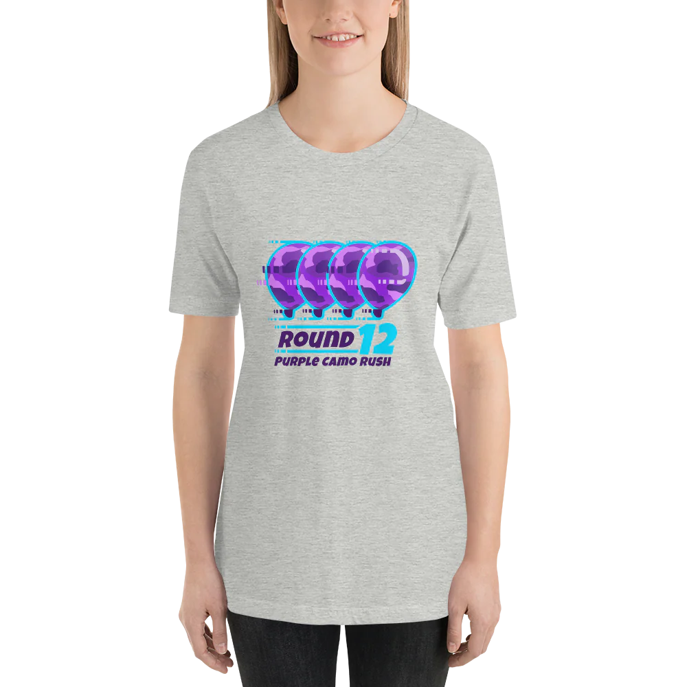 Purple Camo Rush Shirt (Unisex) - Image 3