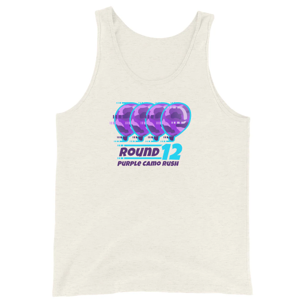 Purple Camo Rush Tank Top (Tank Top) - Image 9