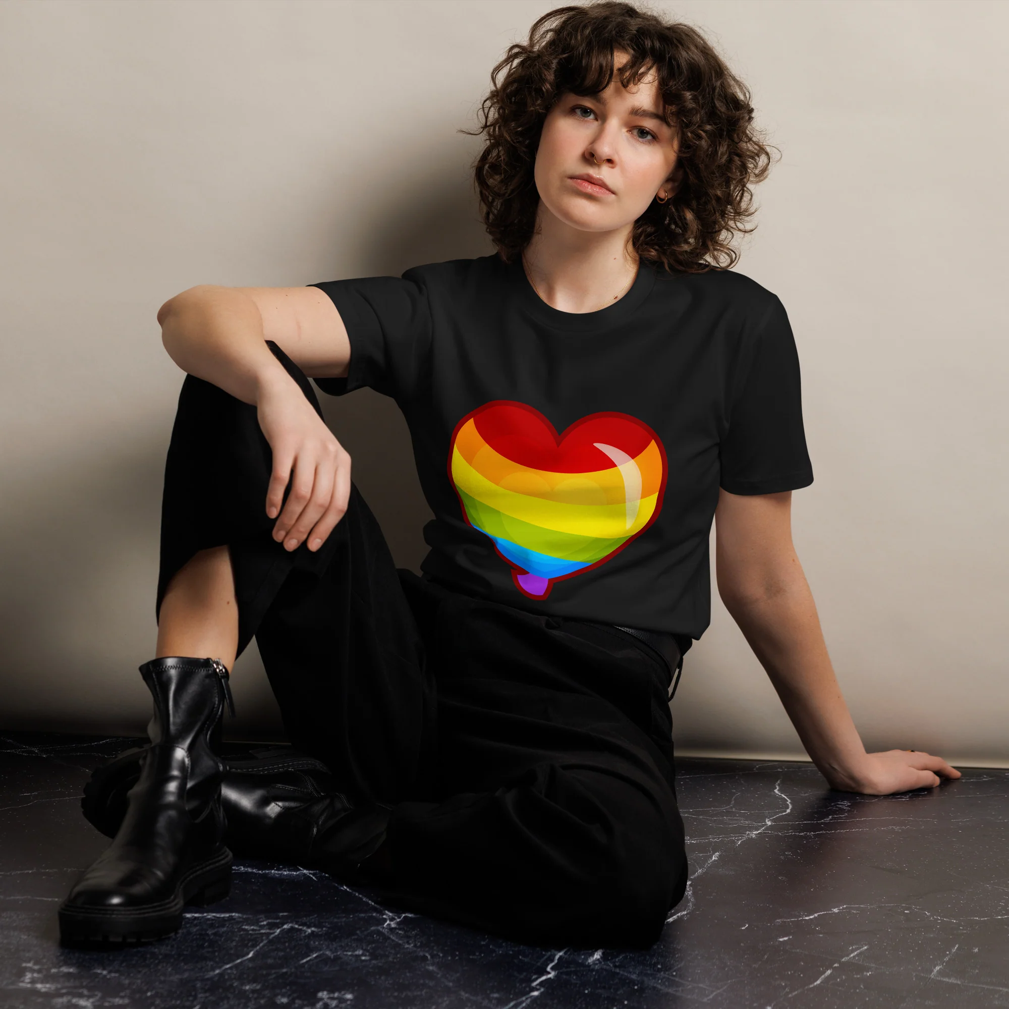 Regen Rainbow Premium Shirt (Unisex) - Image 4