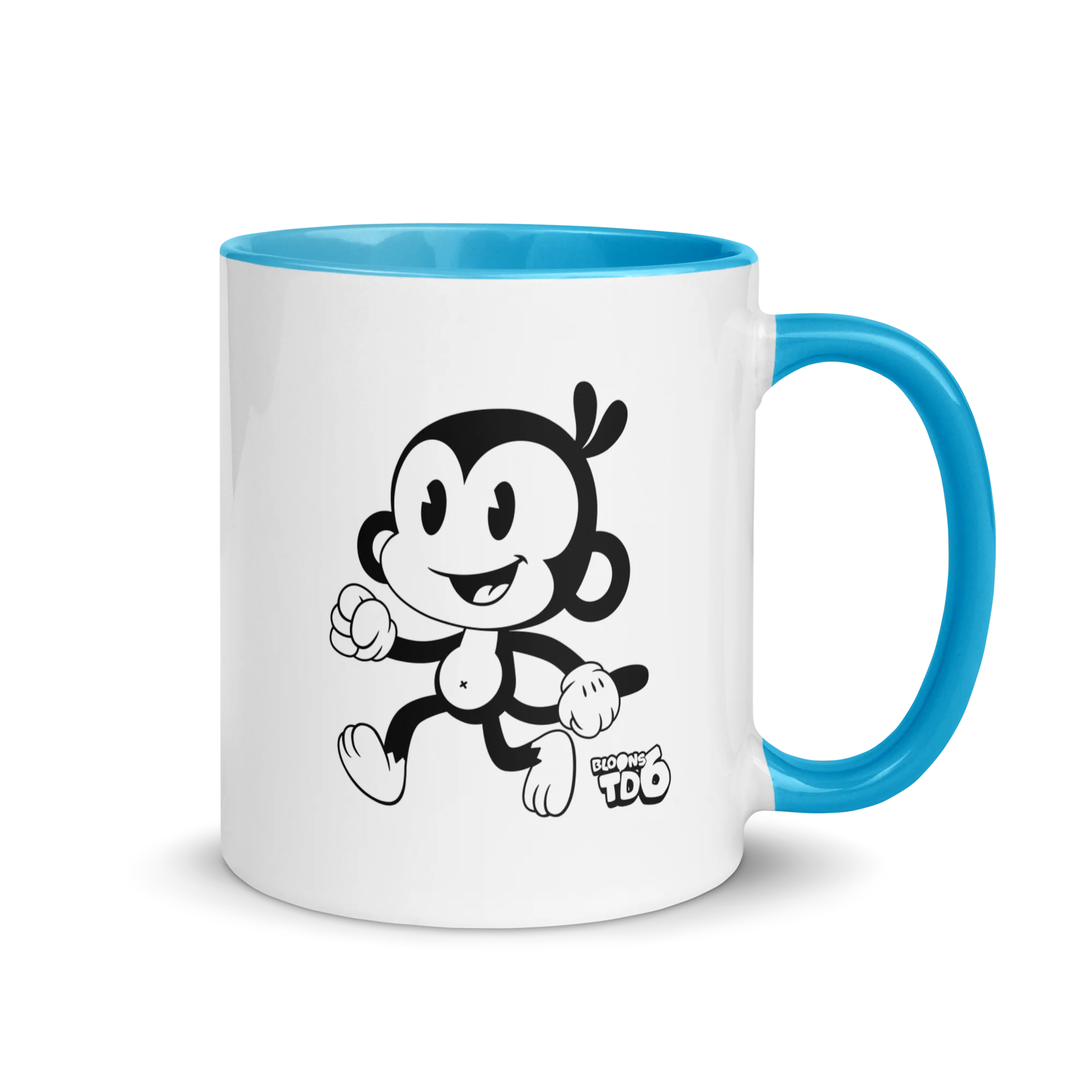 Retro Monkey Mug with Color Inside - Image 11