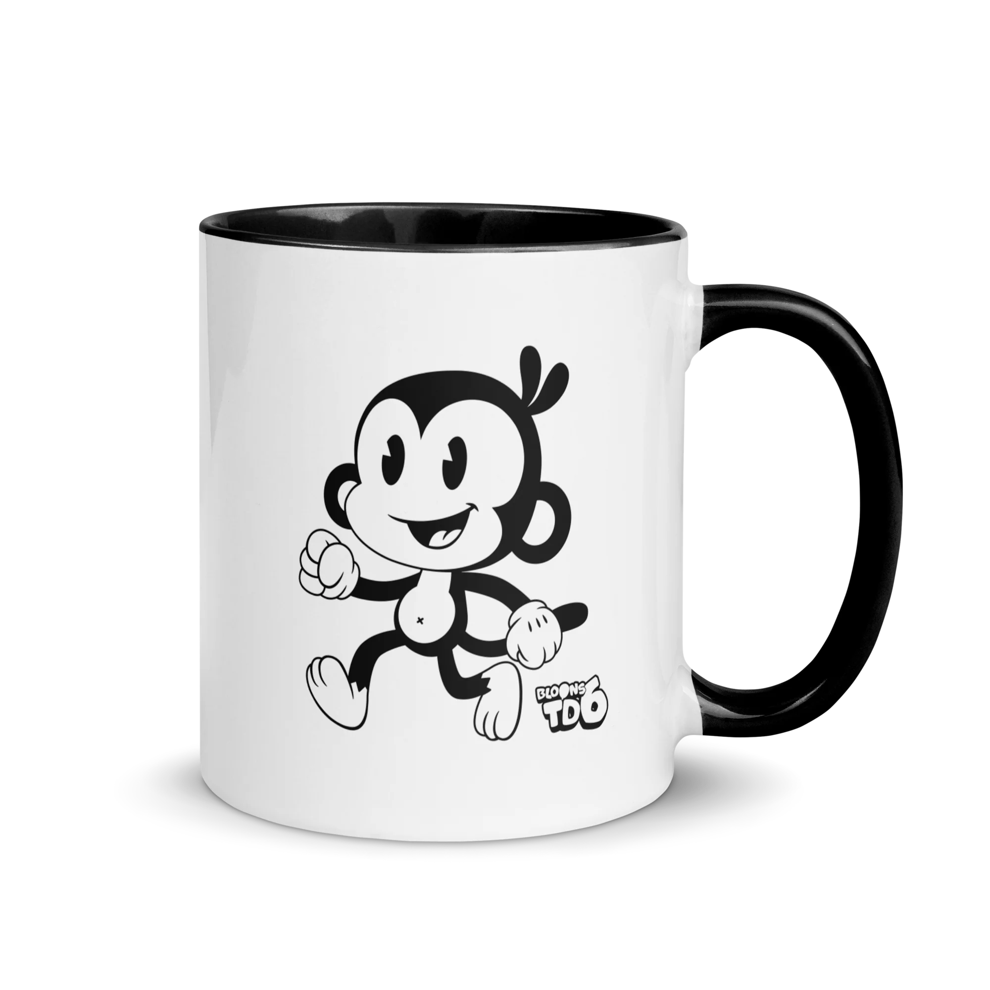 Retro Monkey Mug with Color Inside - Image 2