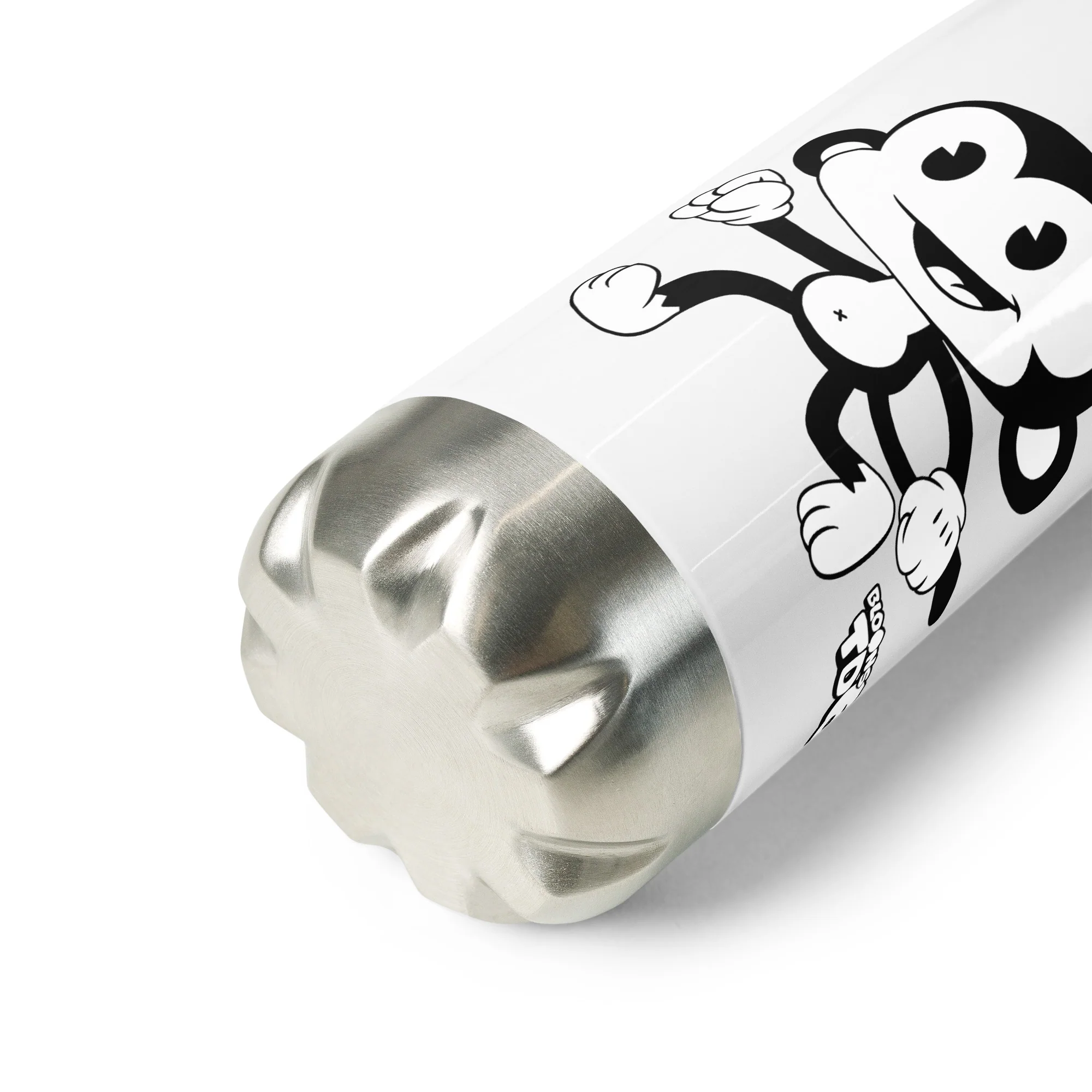 Retro Monkey Stainless Steel Water Bottle - Image 3