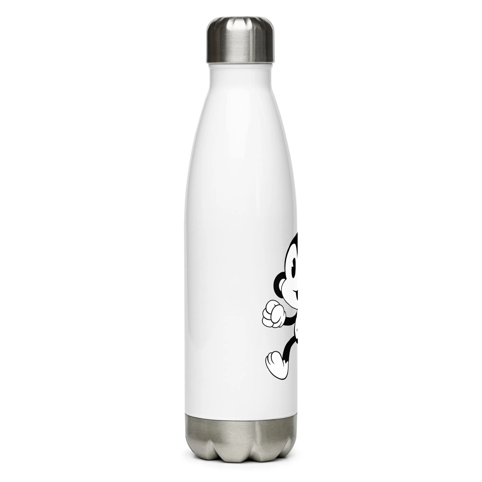 Retro Monkey Stainless Steel Water Bottle - Image 4