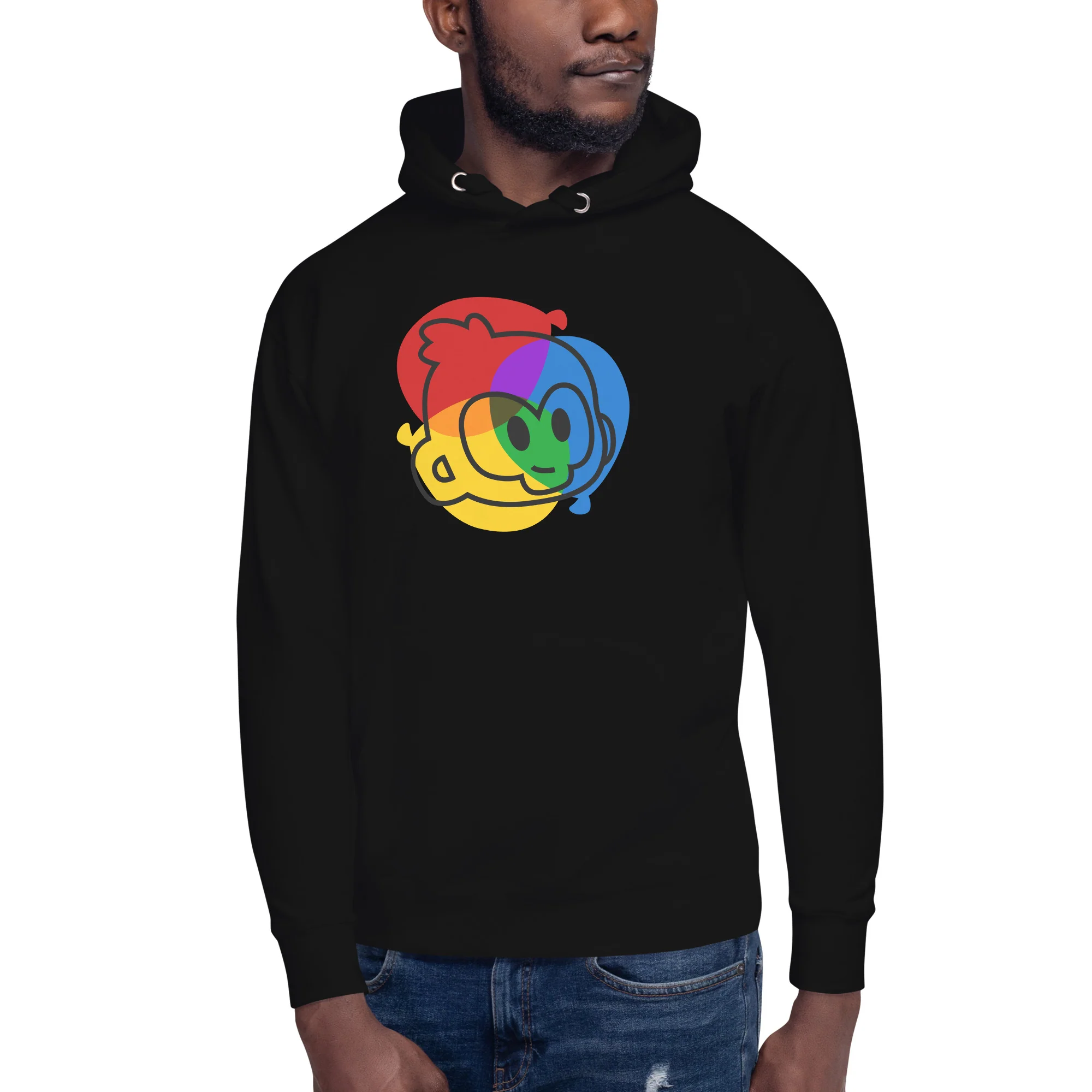 RGB Mind Bloon Hoodie (Unisex) - Image 2