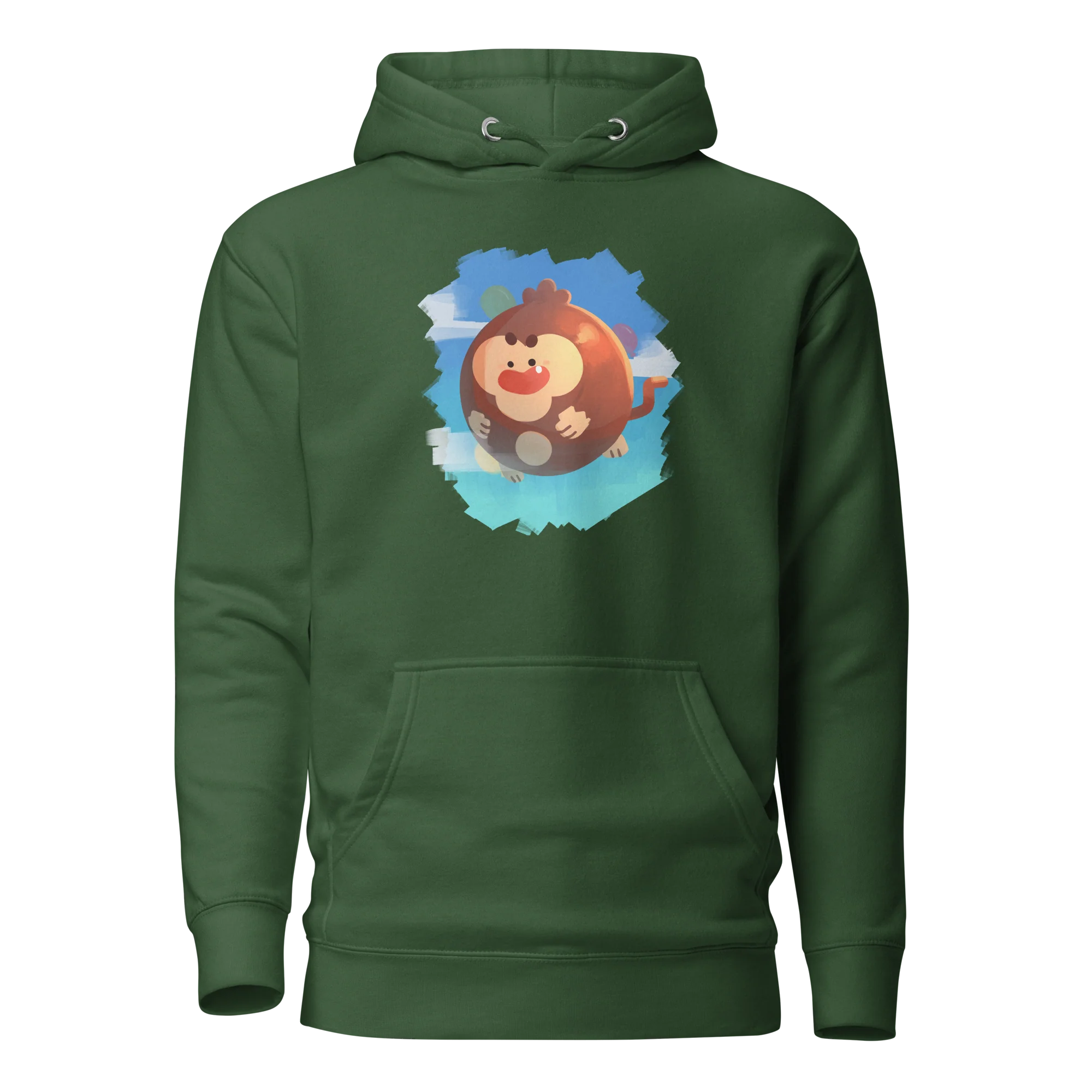 Round Monkey Hoodie (Unisex) - Image 14
