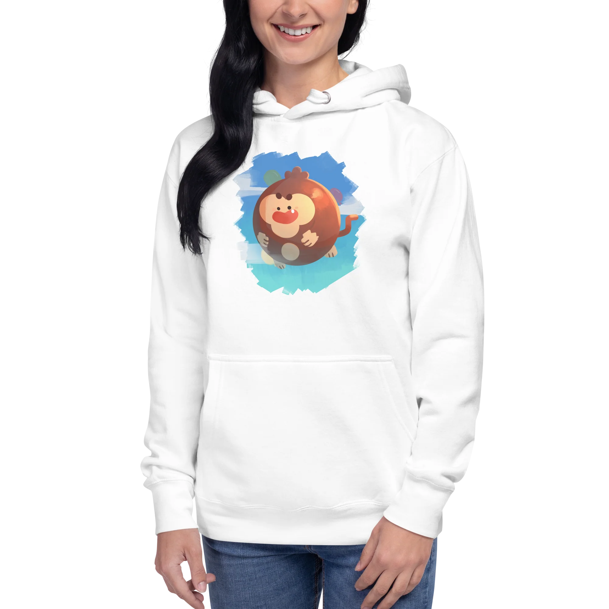 Round Monkey Hoodie (Unisex) - Image 3