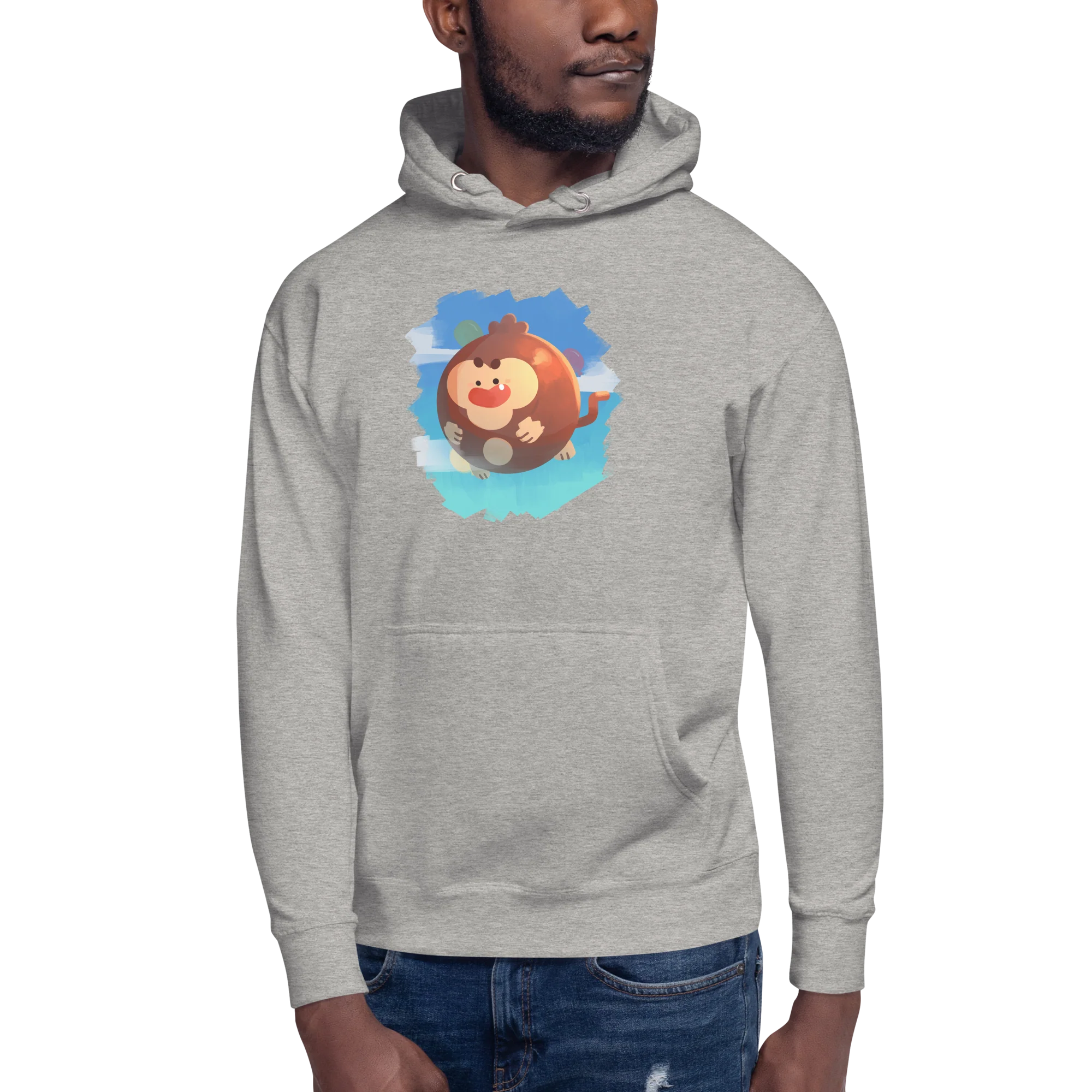 Round Monkey Hoodie (Unisex) - Image 4
