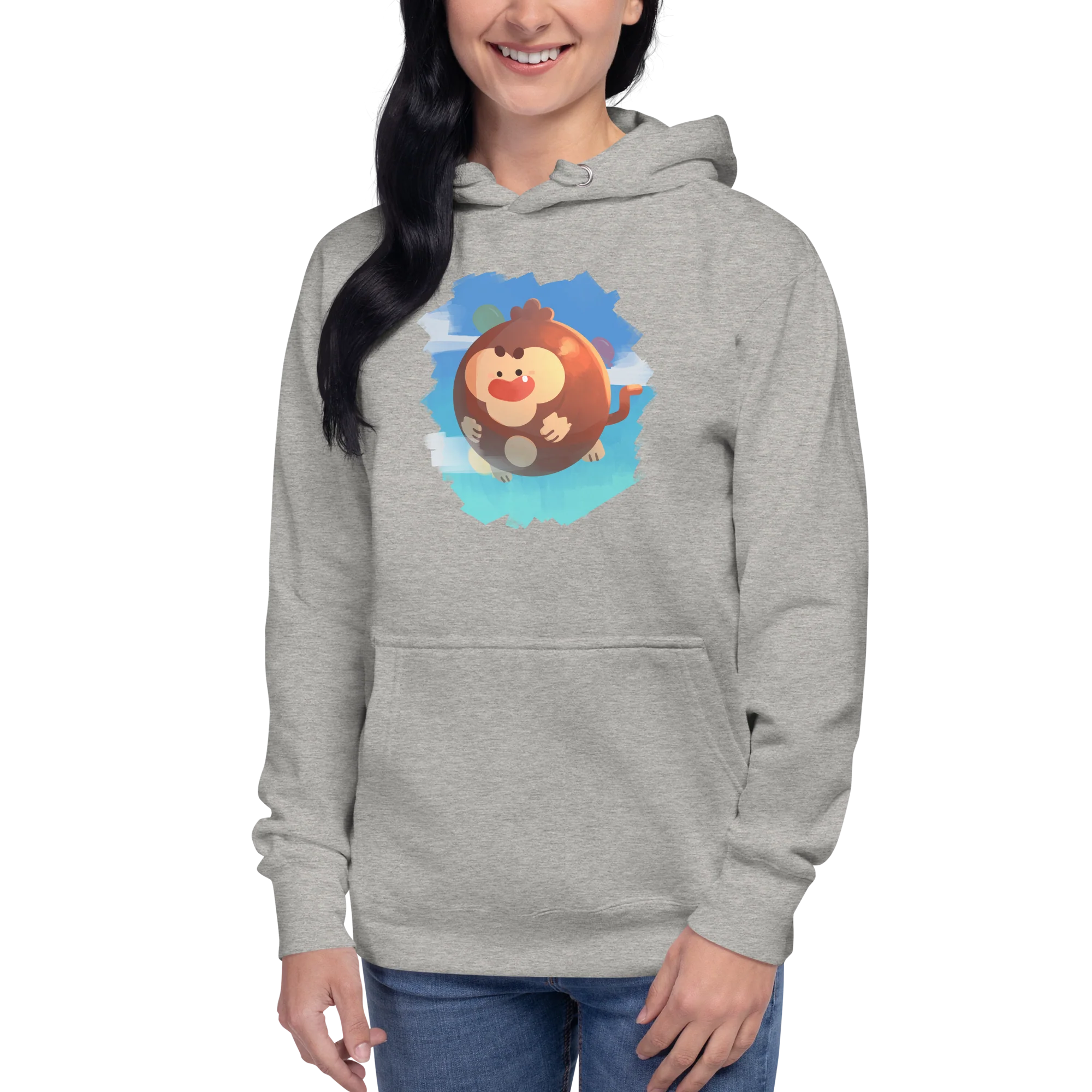 Round Monkey Hoodie (Unisex) - Image 5