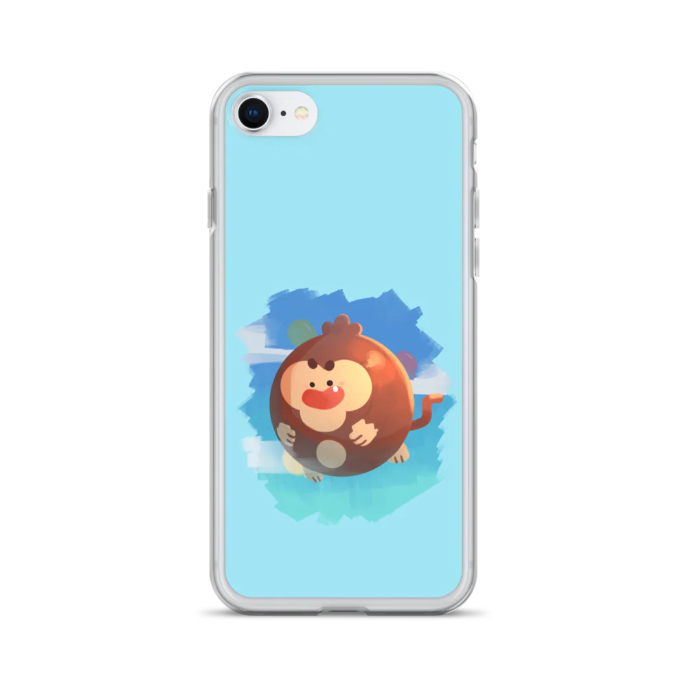 Round Monkey iPhone Case - Image 33