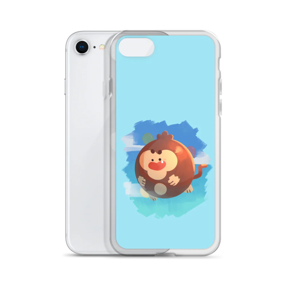 Round Monkey iPhone Case - Image 34