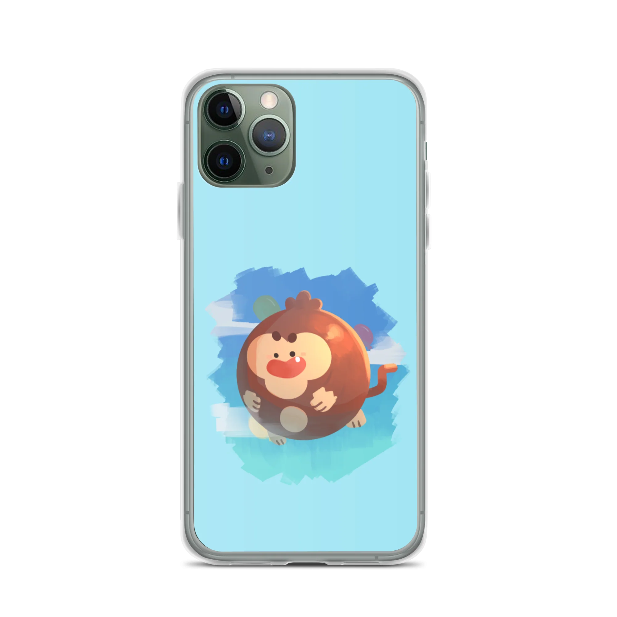 Round Monkey iPhone Case - Image 6