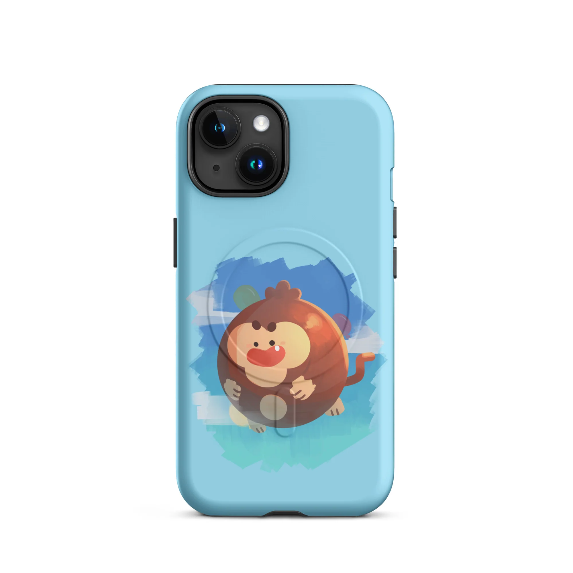 Round Monkey iPhone Case - MagSafe® (Tough) - Image 10