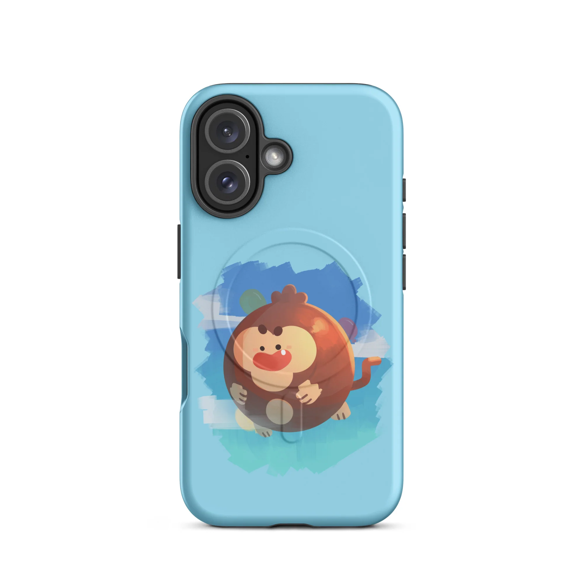 Round Monkey iPhone Case - MagSafe® (Tough) - Image 17