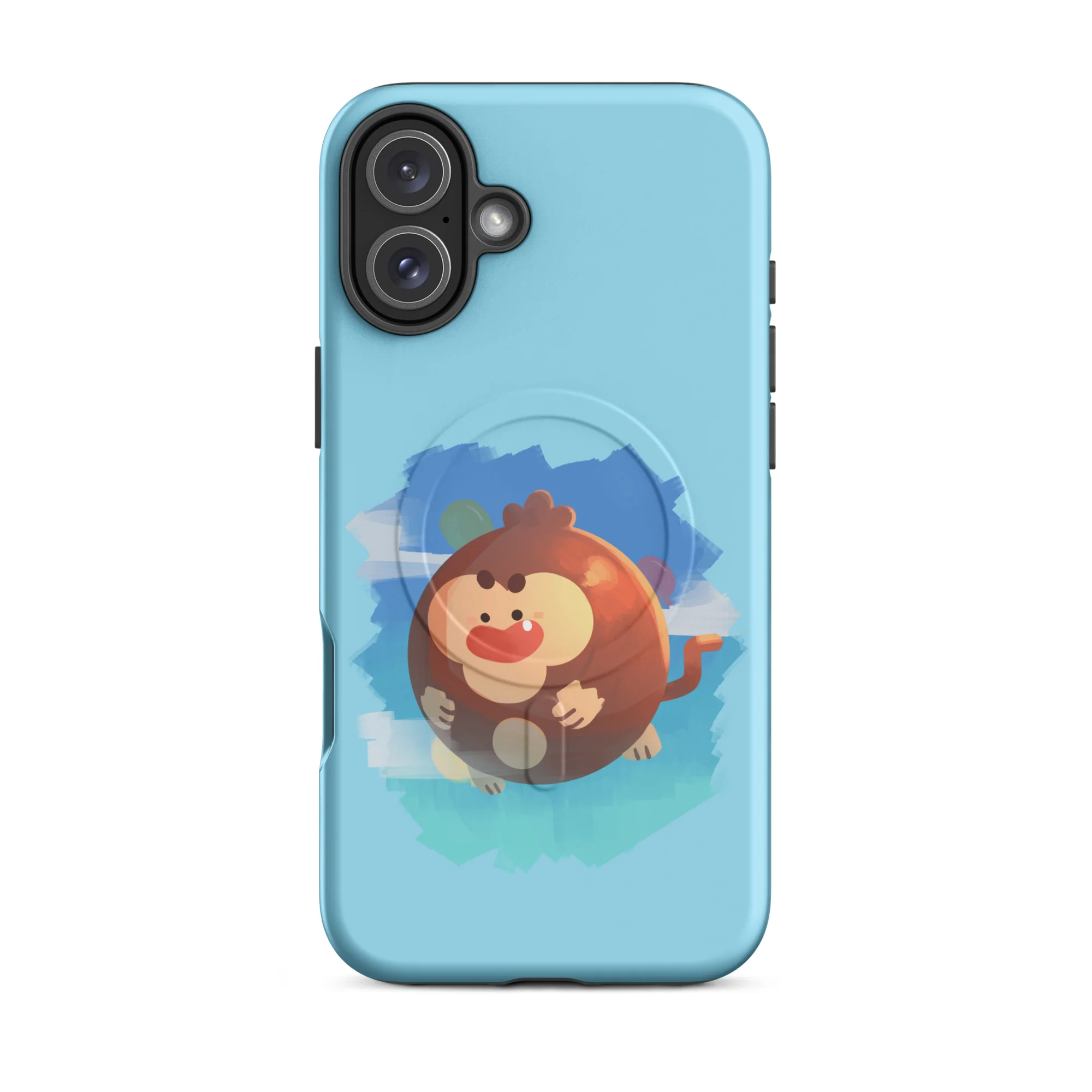 Round Monkey iPhone Case - MagSafe® (Tough) - Image 19