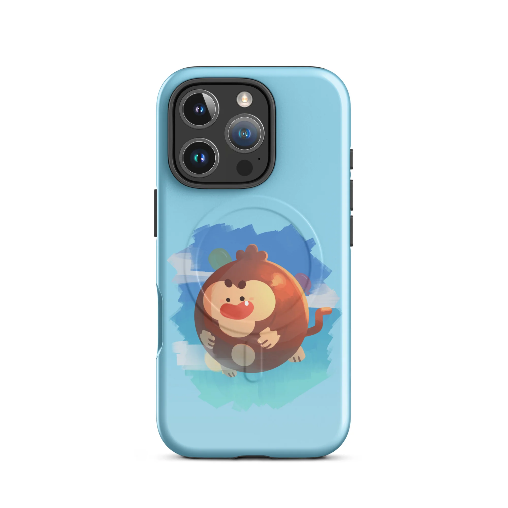 Round Monkey iPhone Case - MagSafe® (Tough) - Image 22