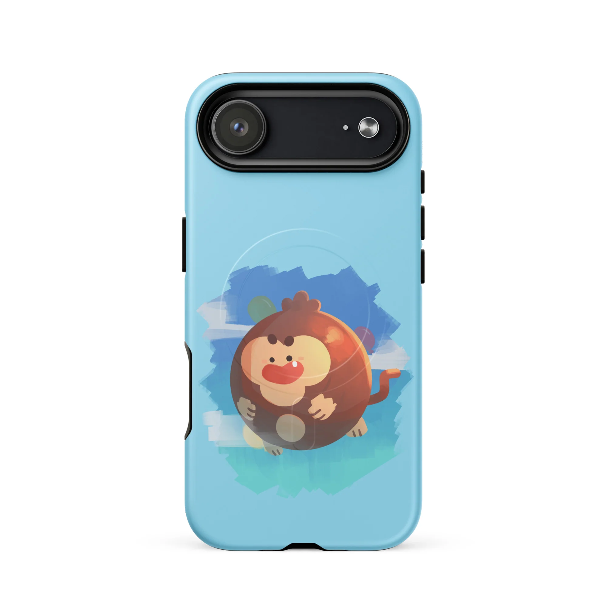 Round Monkey iPhone Case - MagSafe® (Tough) - Image 29