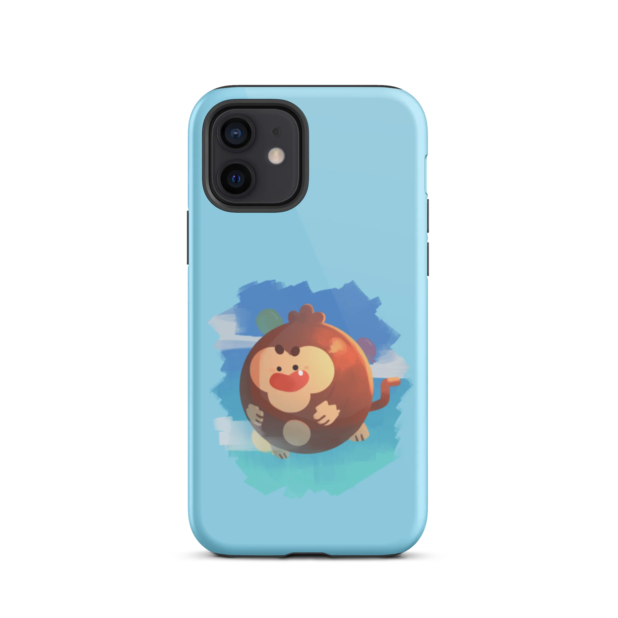 Round Monkey iPhone Case (Tough) - Image 11