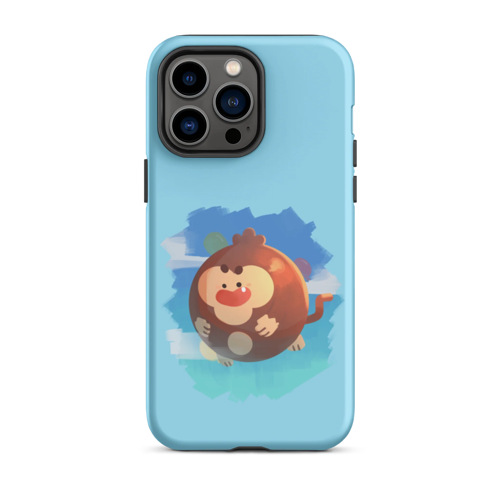Round Monkey iPhone Case (Tough) - Image 30