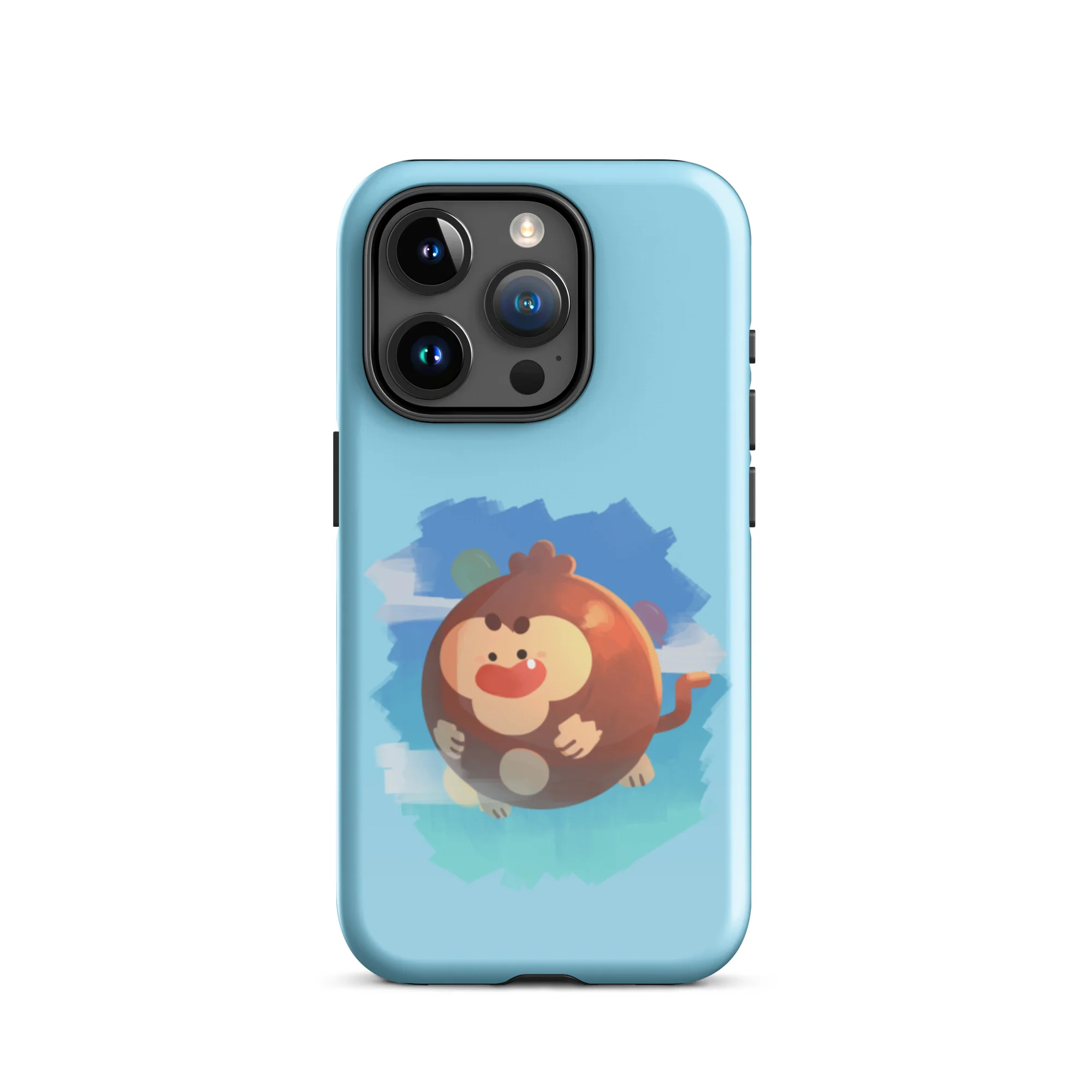 Round Monkey iPhone Case (Tough) - Image 36